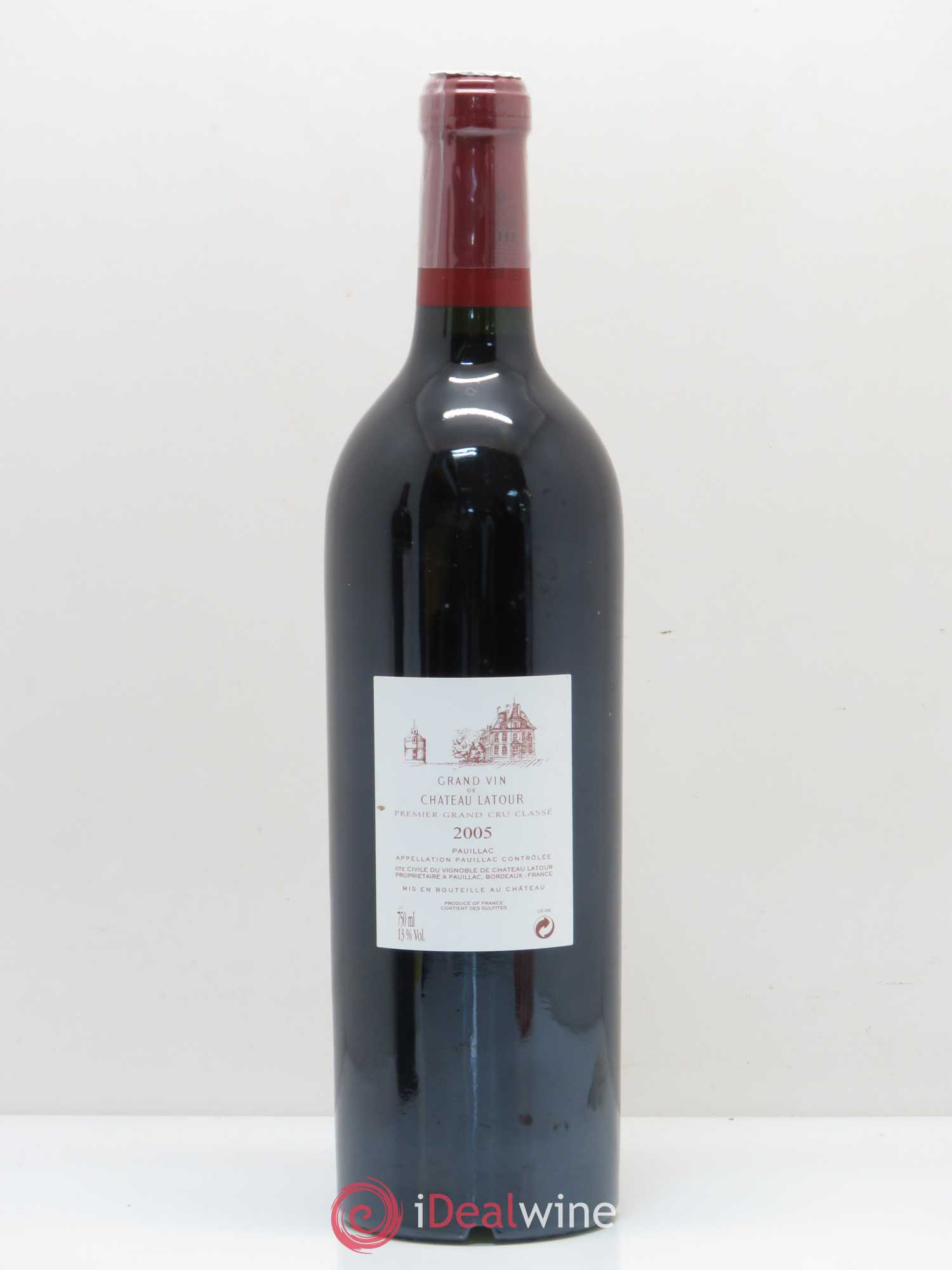 Château Latour 1er Grand Cru Classé 2005 - Lot de 1 bouteille - 1