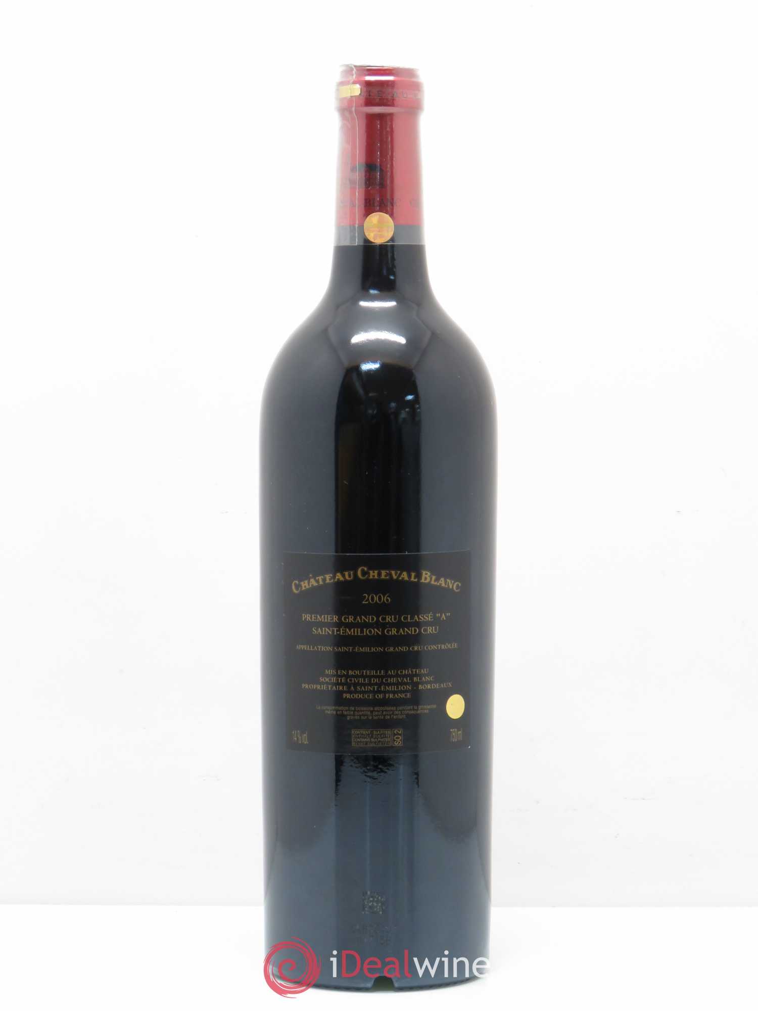 Château Cheval Blanc 1er Grand Cru Classé A 2006 - Lot de 1 bouteille - 1