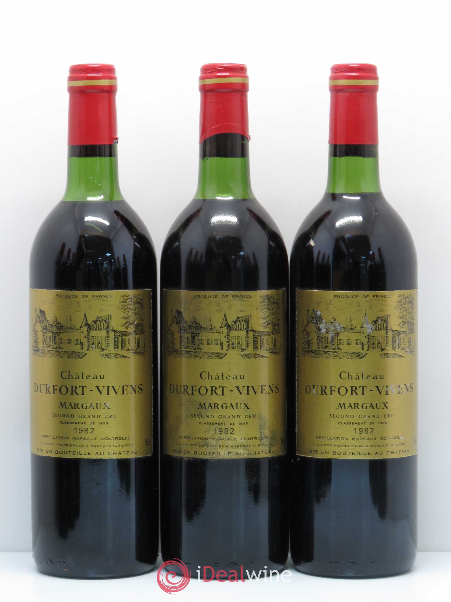Château Durfort Vivens 2ème Grand Cru Classé 1982 - Lot de 12 bouteilles - 2