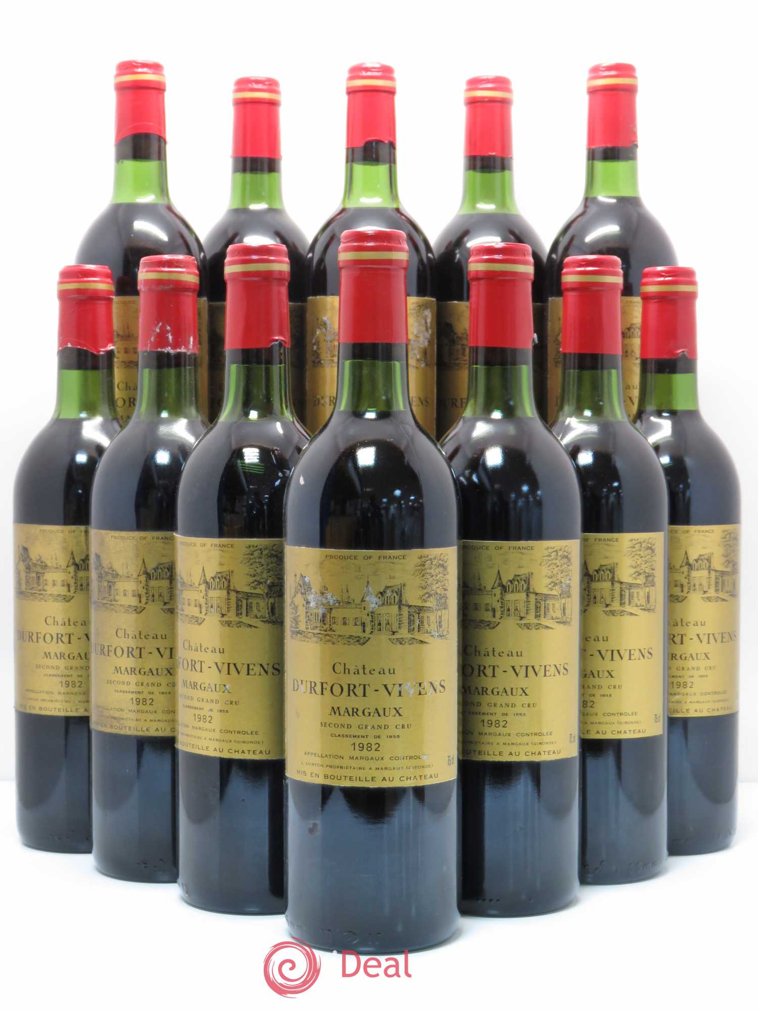 Château Durfort Vivens 2ème Grand Cru Classé 1982 - Lot de 12 bouteilles - 0