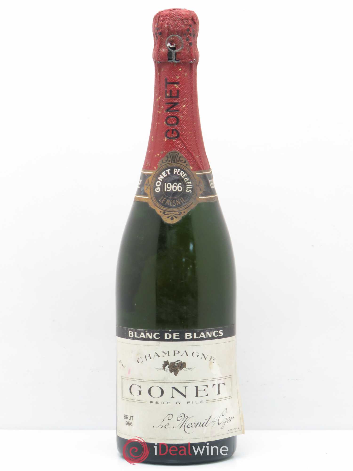 Millésimé Blanc de Blancs Grand Cru Brut Philippe Gonet 1966 - Lot de 1 bouteille - 0
