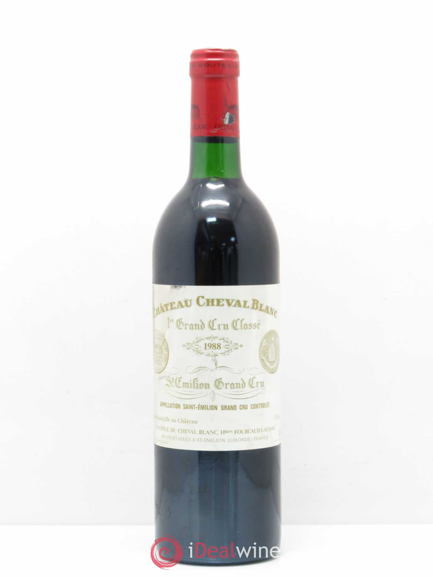 Château Cheval Blanc 1er Grand Cru Classé A 1988 - Lot de 1 bouteille - 0