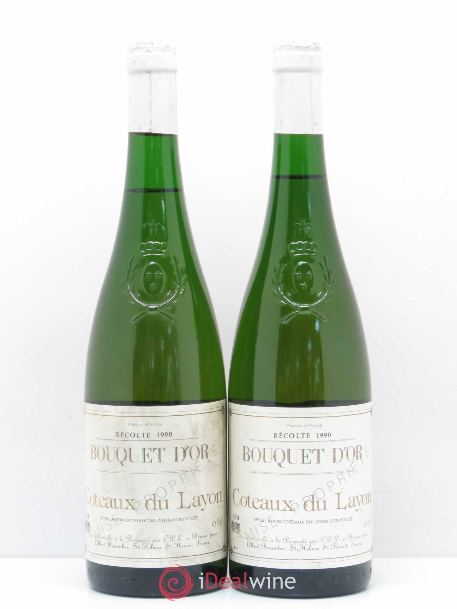 Coteaux du Layon Bouquet d'or 1990 - Lotto di 2 bottiglie - 0