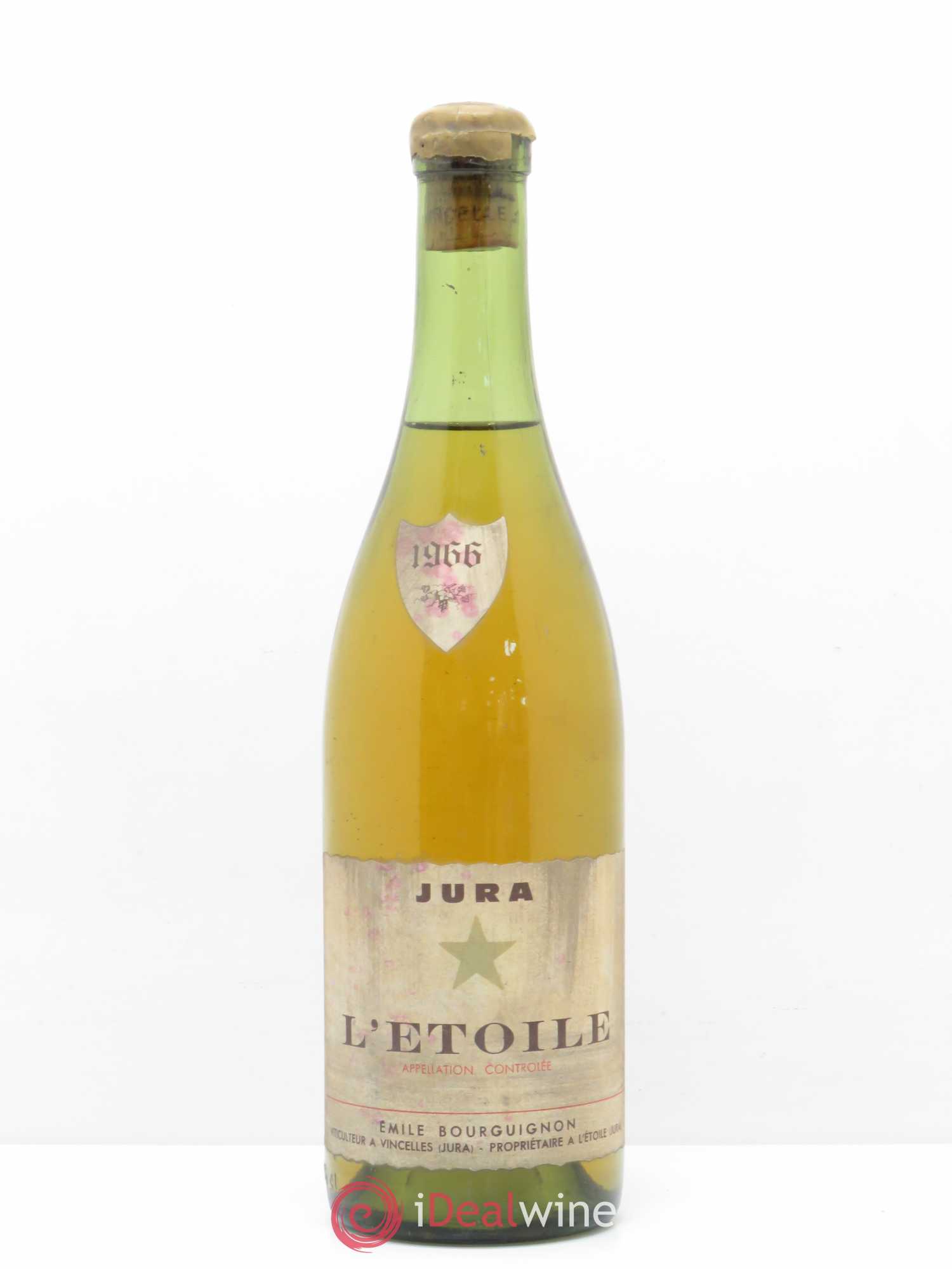 Côtes du Jura l'Etoile Emile Bourguignon 1966 - Lot de 1 bouteille - 0