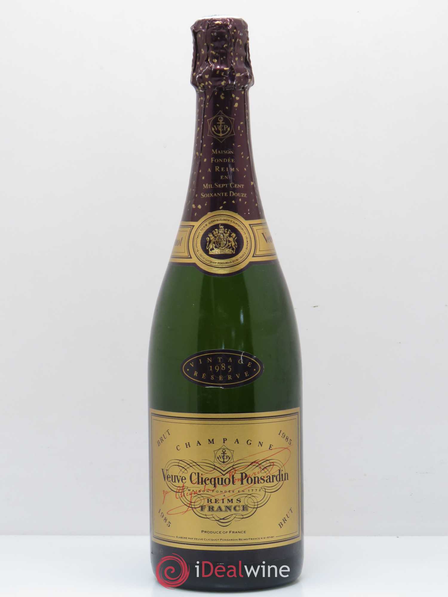 Vintage Veuve Clicquot 1985 - Lot de 1 bouteille - 0