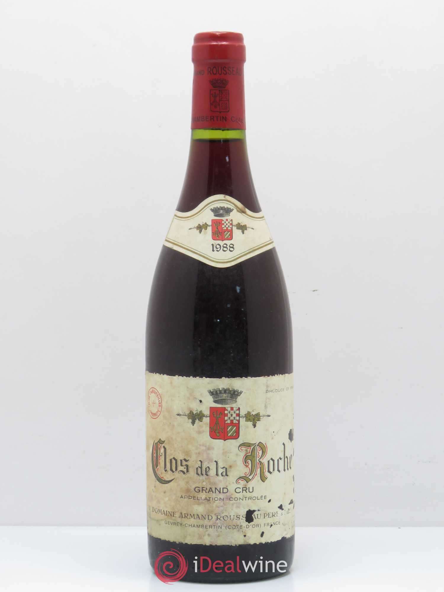 Clos de la Roche Grand Cru Armand Rousseau (Domaine) 1988 - Posten von 1 Flasche - 0