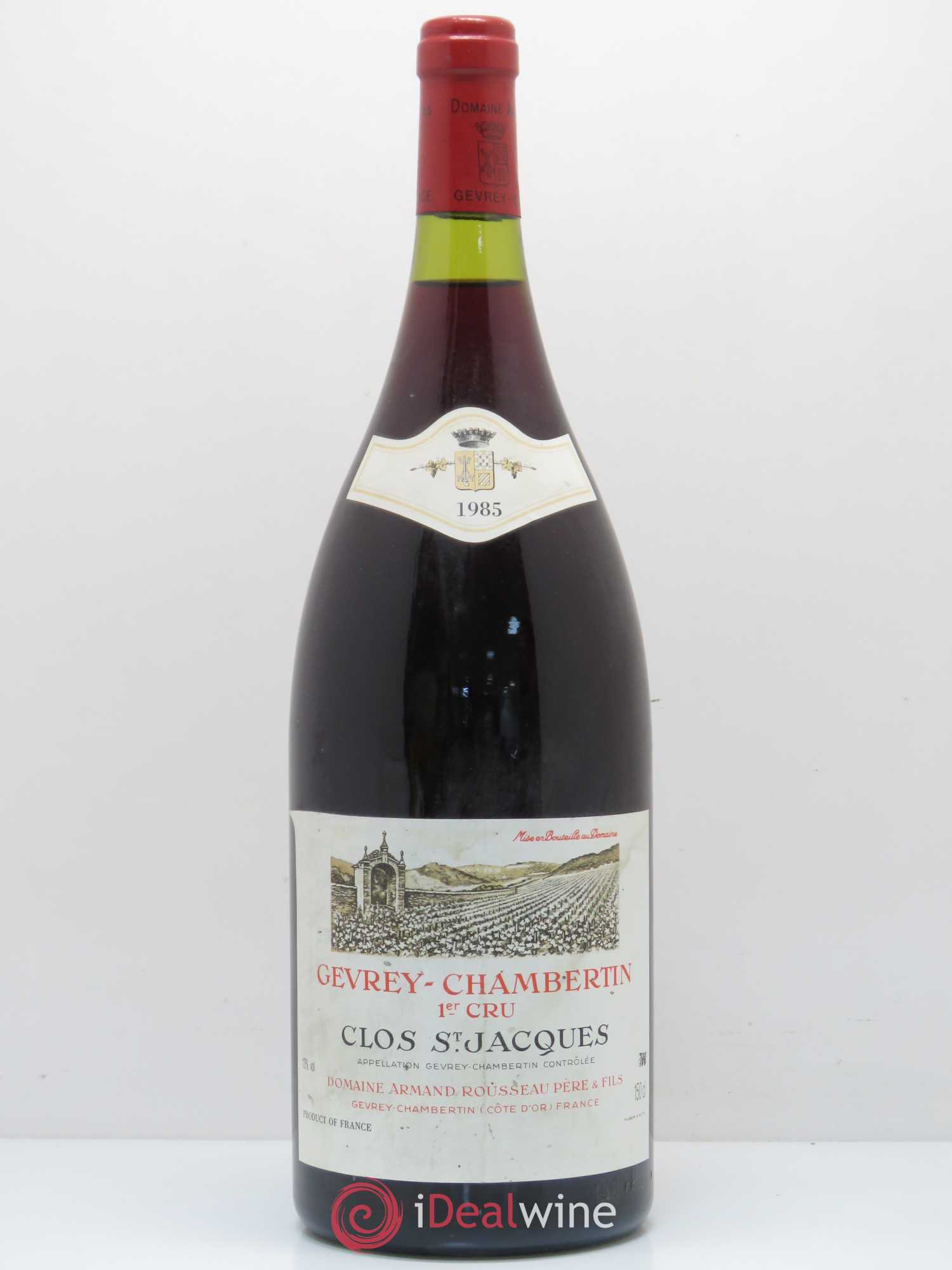 Gevrey-Chambertin 1er Cru Clos Saint-Jacques Armand Rousseau (Domaine) 1985 - Lot de 1 magnum - 0
