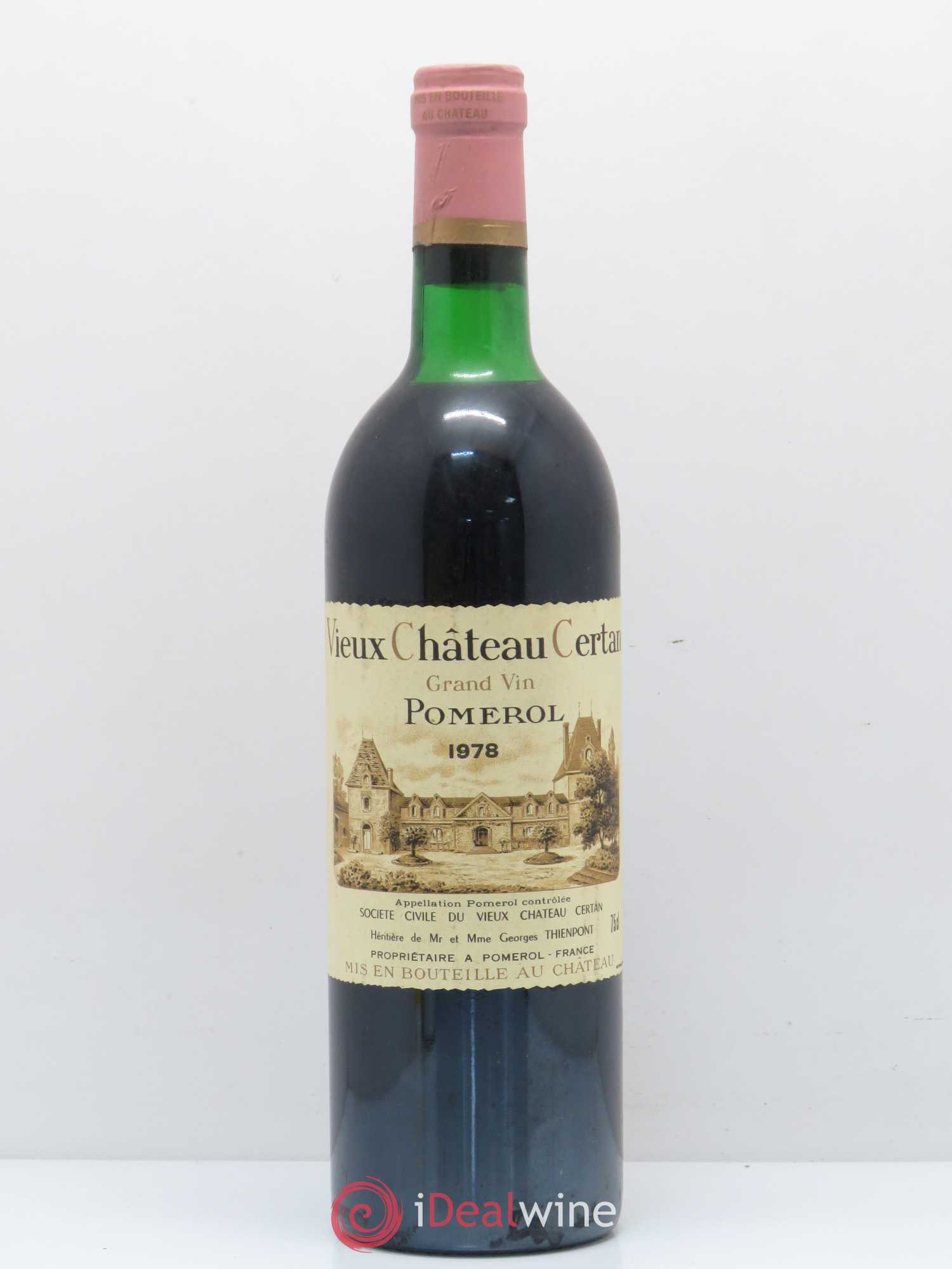 Vieux Château Certan 1978 - Lot de 1 bouteille - 0