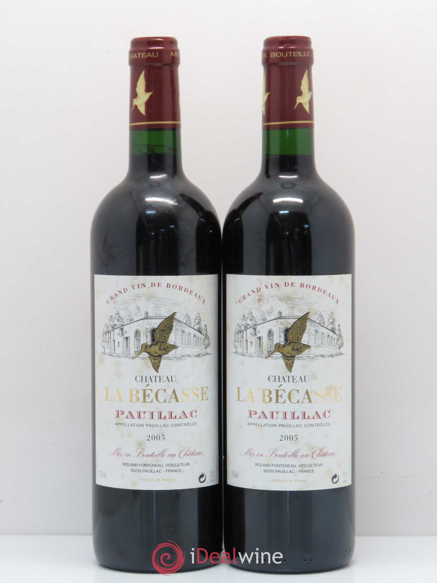 Château la Bécasse 2005 - Lot de 2 bouteilles - 0