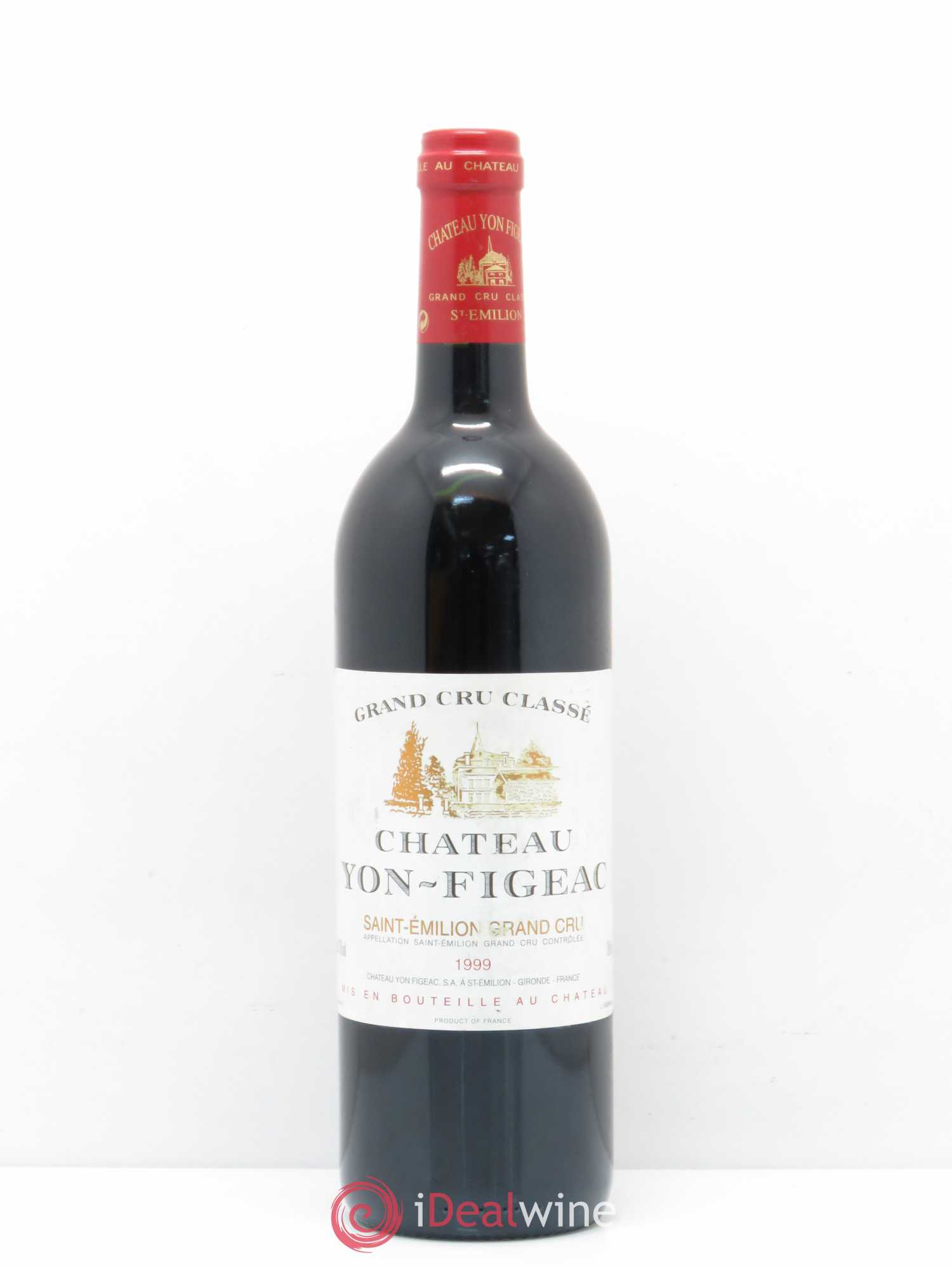 Château Yon Figeac Grand Cru Classé 1999 - Lot de 1 bouteille - 0