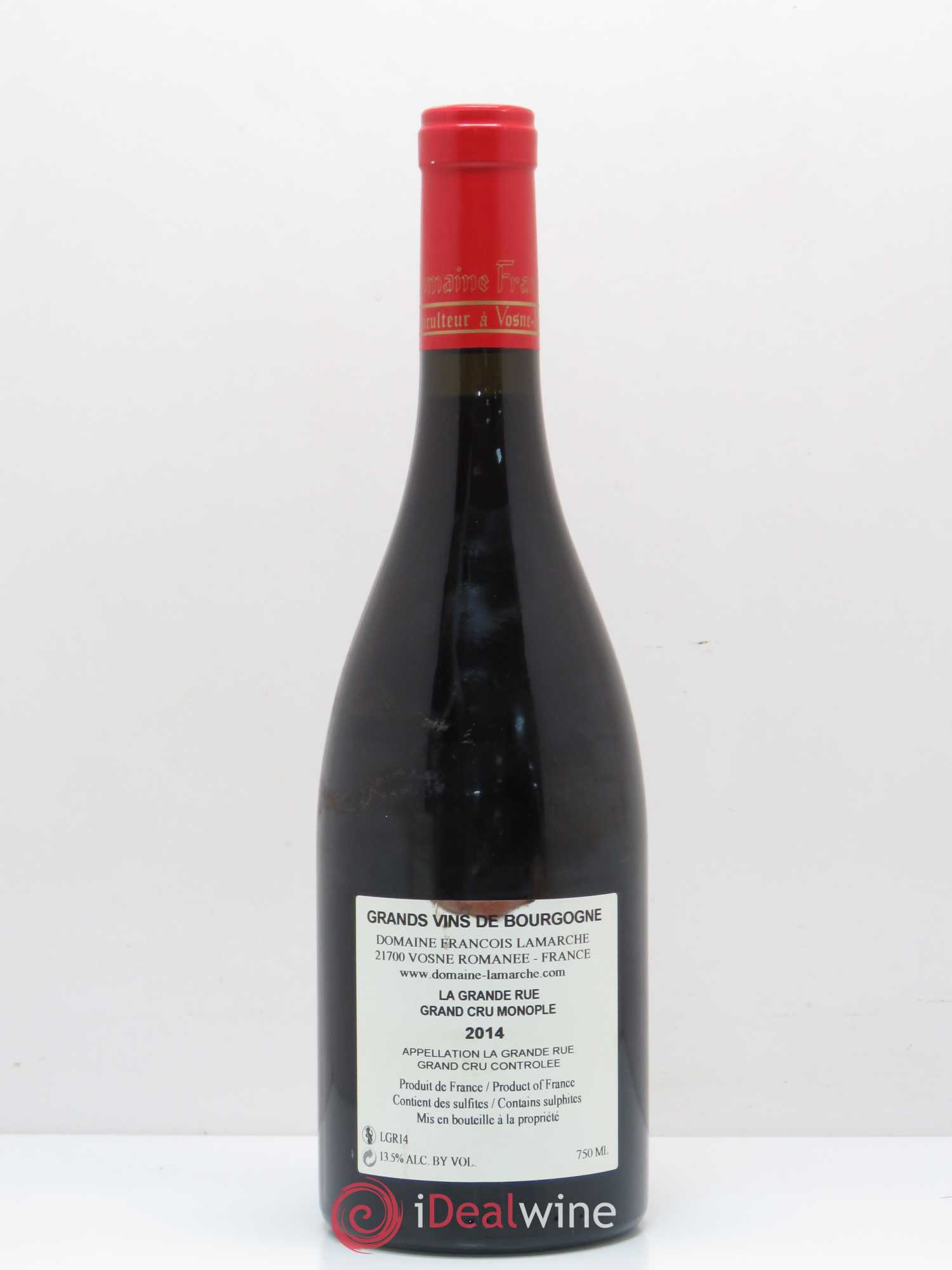 La Grande Rue Grand Cru Lamarche (Domaine) 2014 - Lot de 1 bouteille - 1