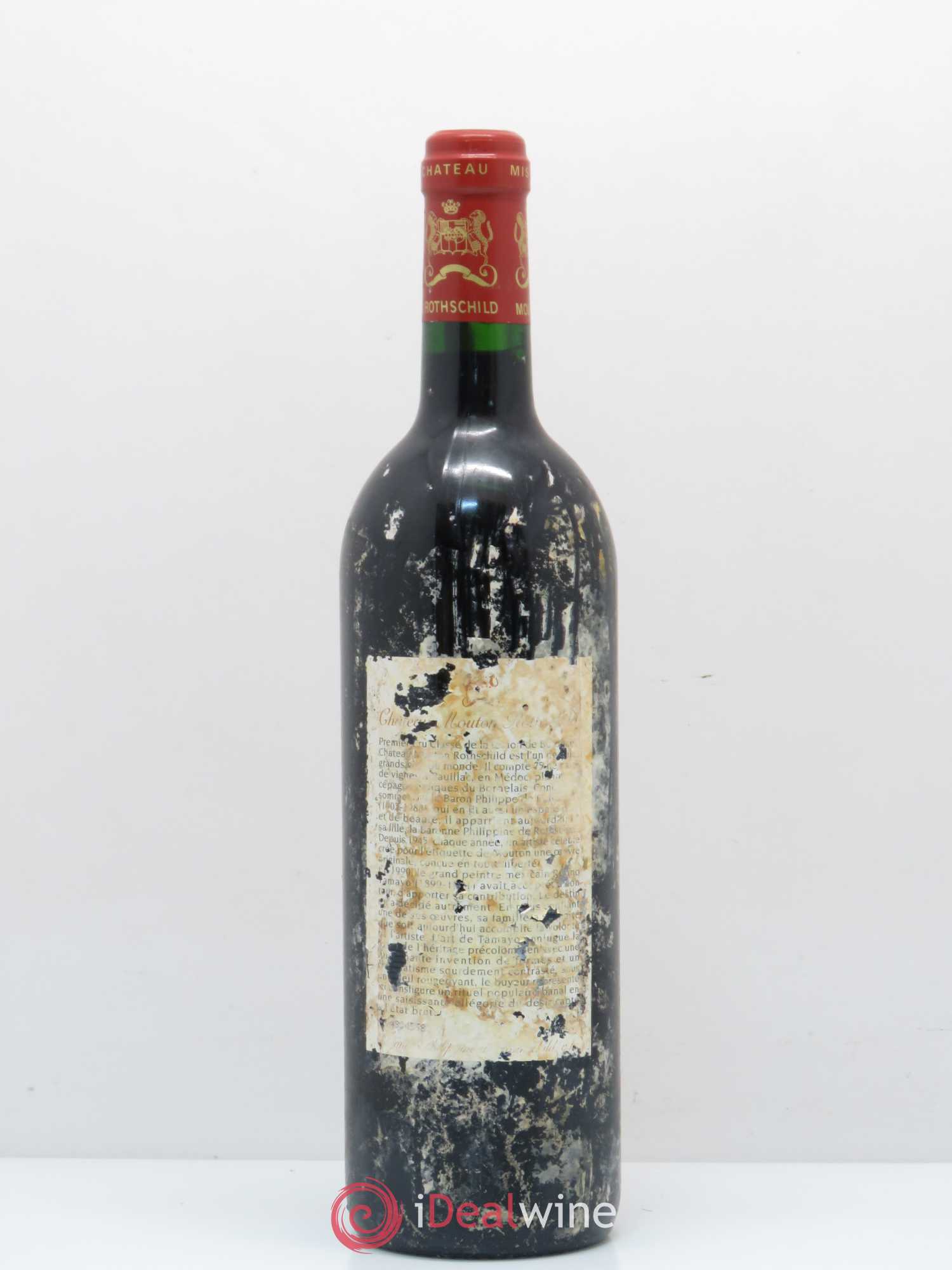 Château Mouton Rothschild 1er Grand Cru Classé 1998 - Lot de 1 bouteille - 1