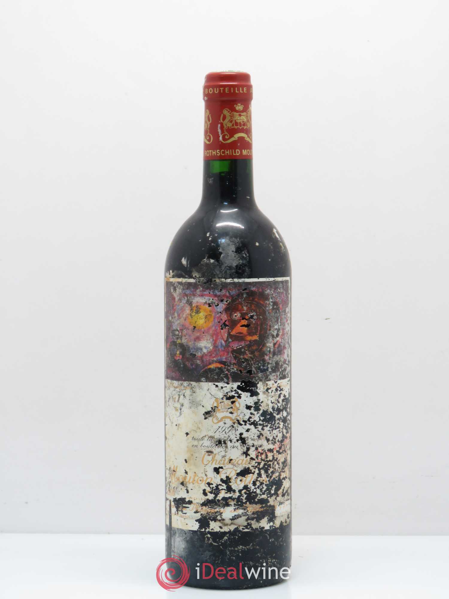 Château Mouton Rothschild 1er Grand Cru Classé 1998 - Lot de 1 bouteille - 0