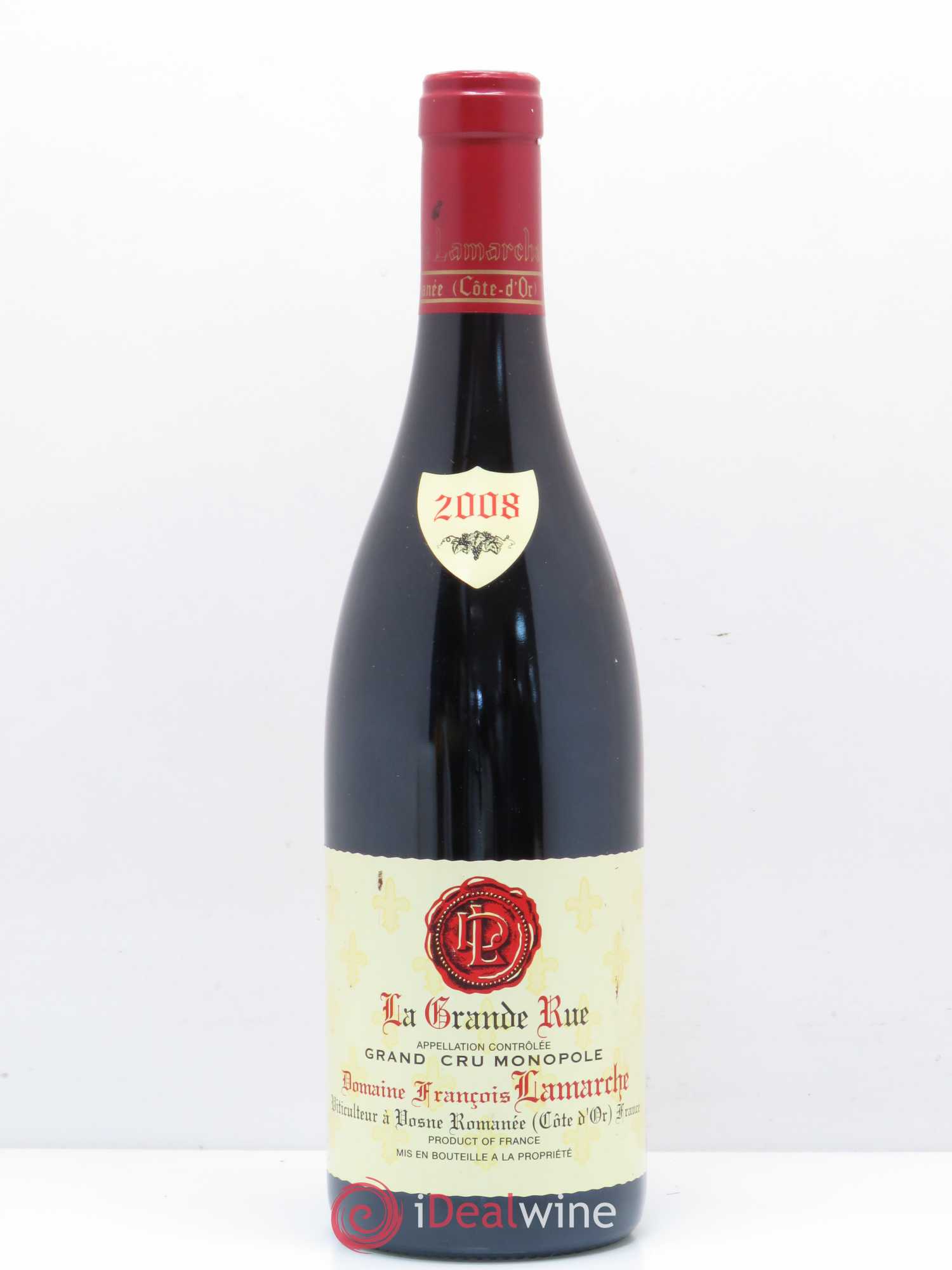 La Grande Rue Grand Cru Lamarche (Domaine) 2008 - Lot de 1 bouteille - 0