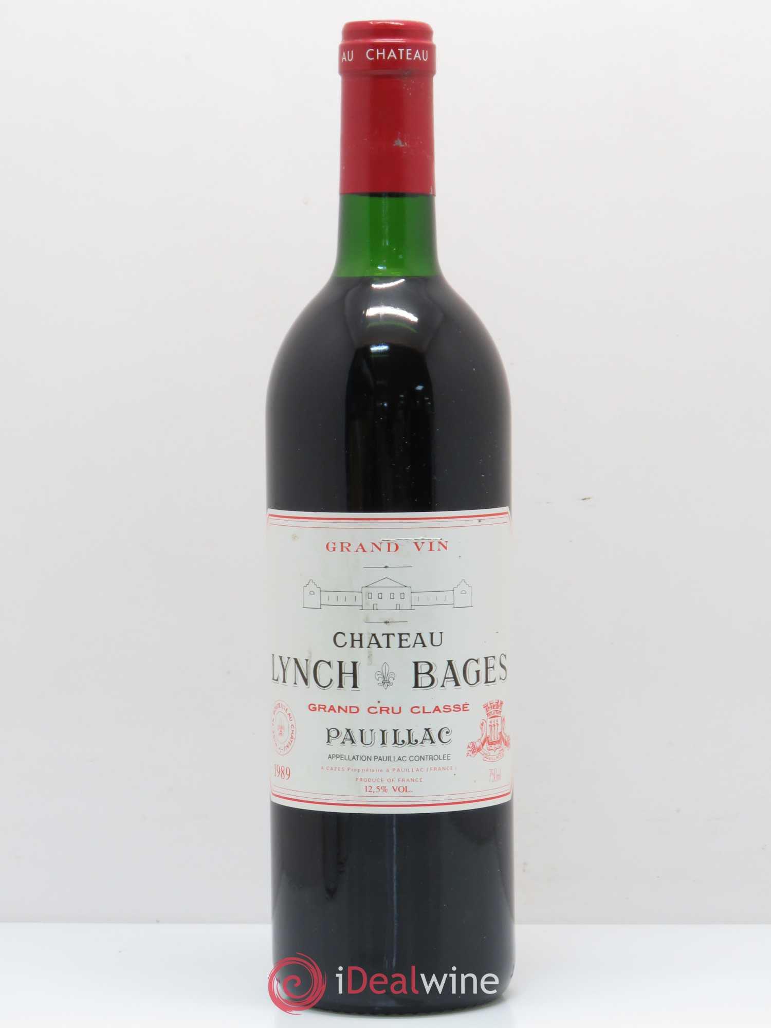 Château Lynch Bages 5ème Grand Cru Classé 1989 - Lot de 1 bouteille - 0