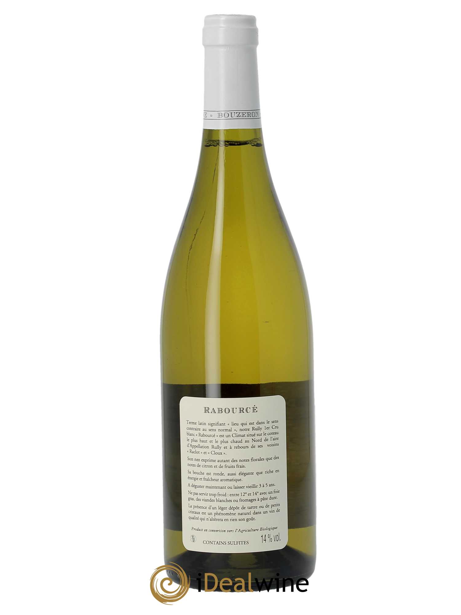 Rully 1er Cru Rabourcé Domaine de Villaine 2020 - Lot de 1 bouteille - 1