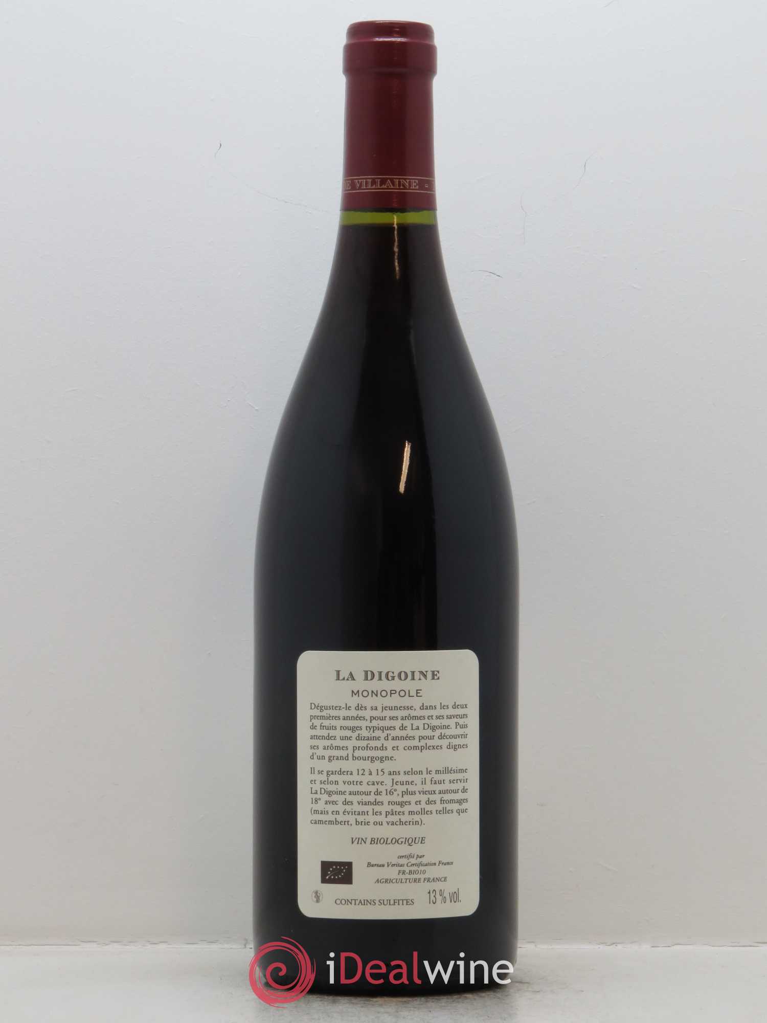 Bourgogne La Digoine Domaine de Villaine 2017 - Lot de 1 bouteille - 1
