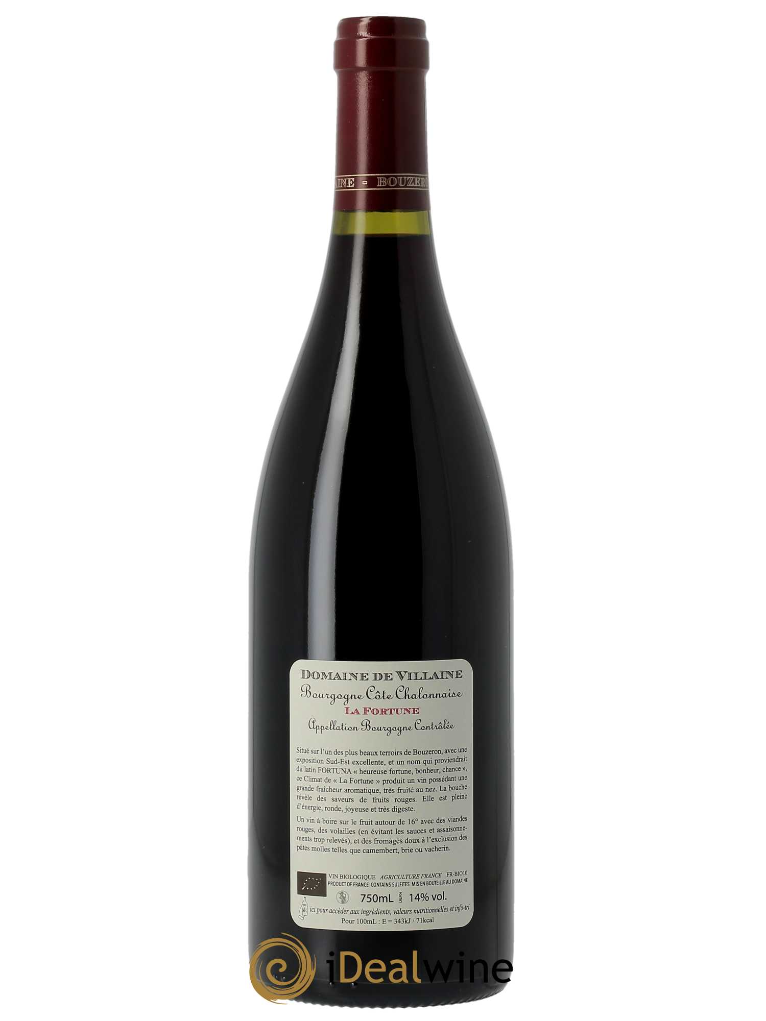 Bourgogne La Fortune Domaine de Villaine 2022 - Lot de 1 bouteille - 1