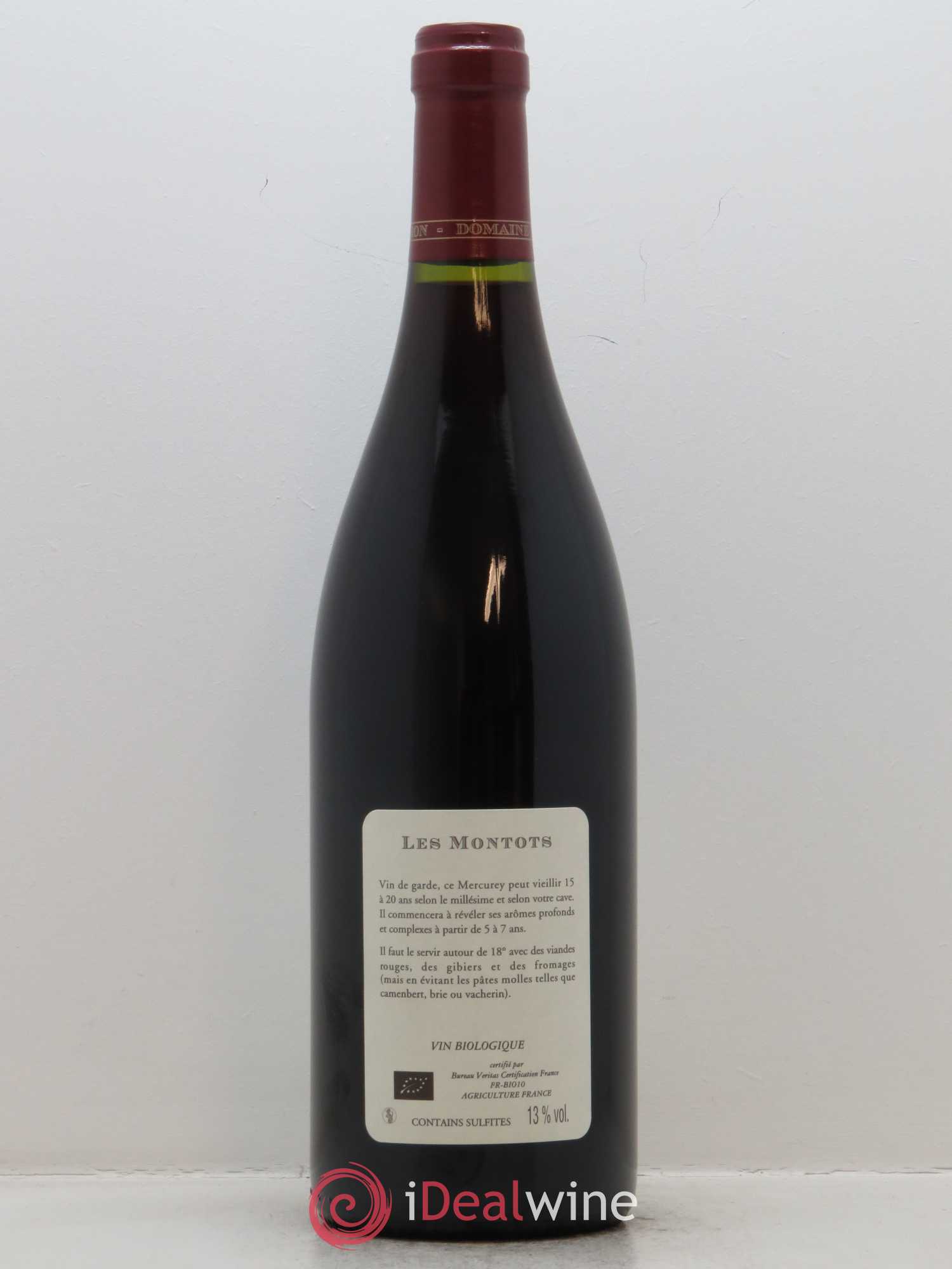 Mercurey Les Montots Domaine de Villaine 2017 - Lot de 1 bouteille - 1