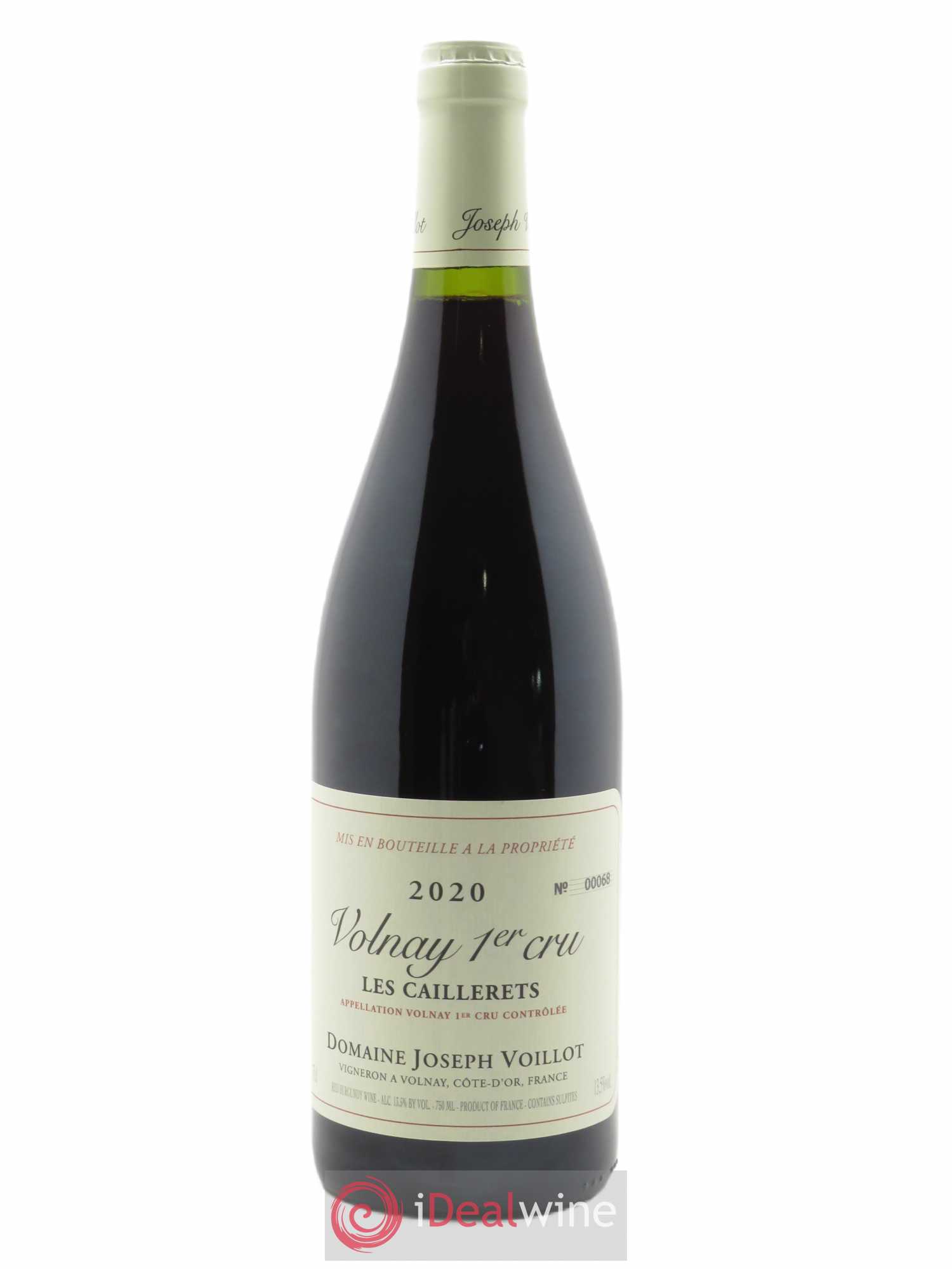 Volnay 1er Cru Les Caillerets Joseph Voillot (Domaine) 2020 - Lot de 1 bouteille - 0