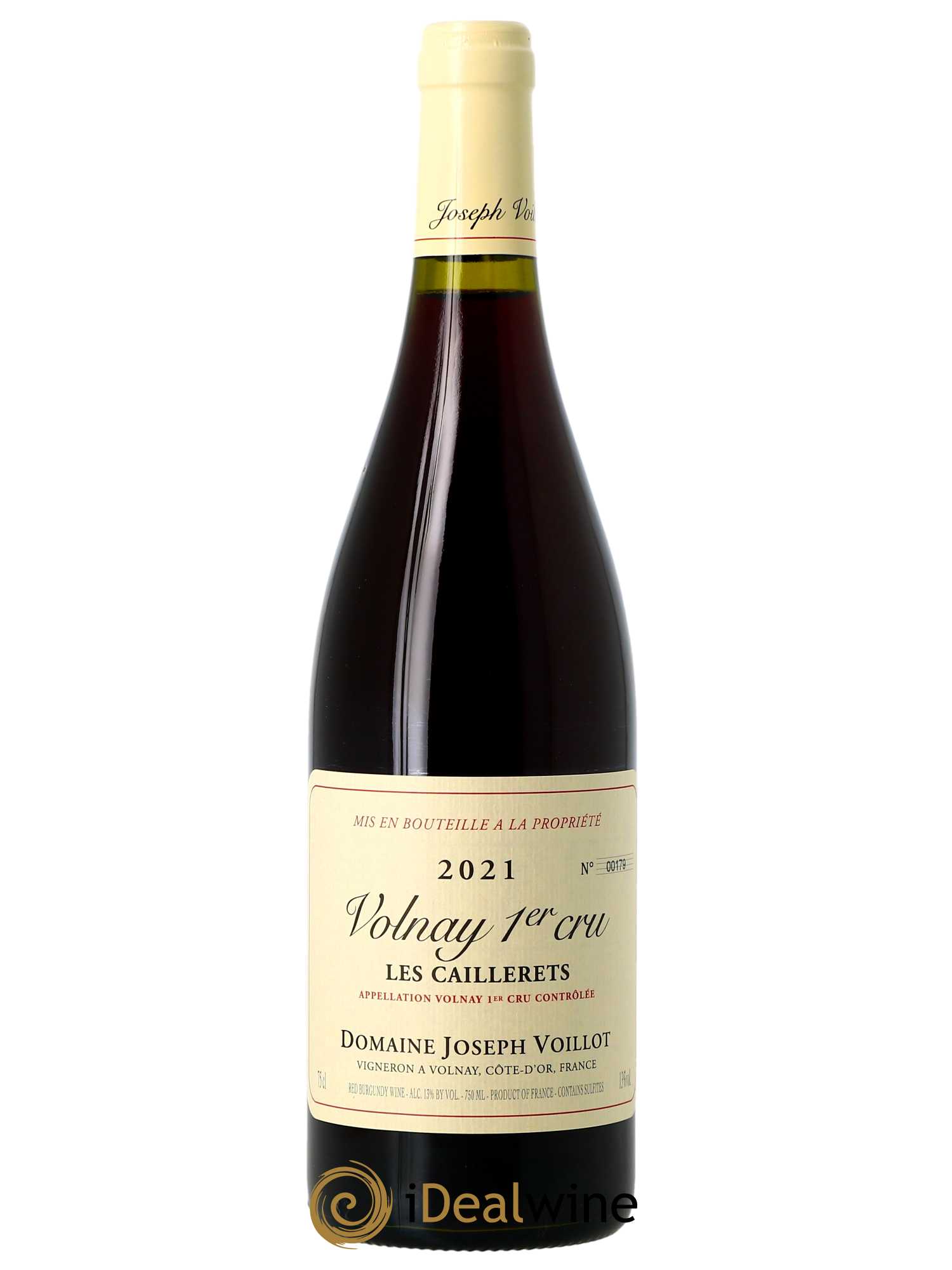 Volnay 1er Cru Les Caillerets Joseph Voillot (Domaine)  2021 - Lot of 1 bottle - 0