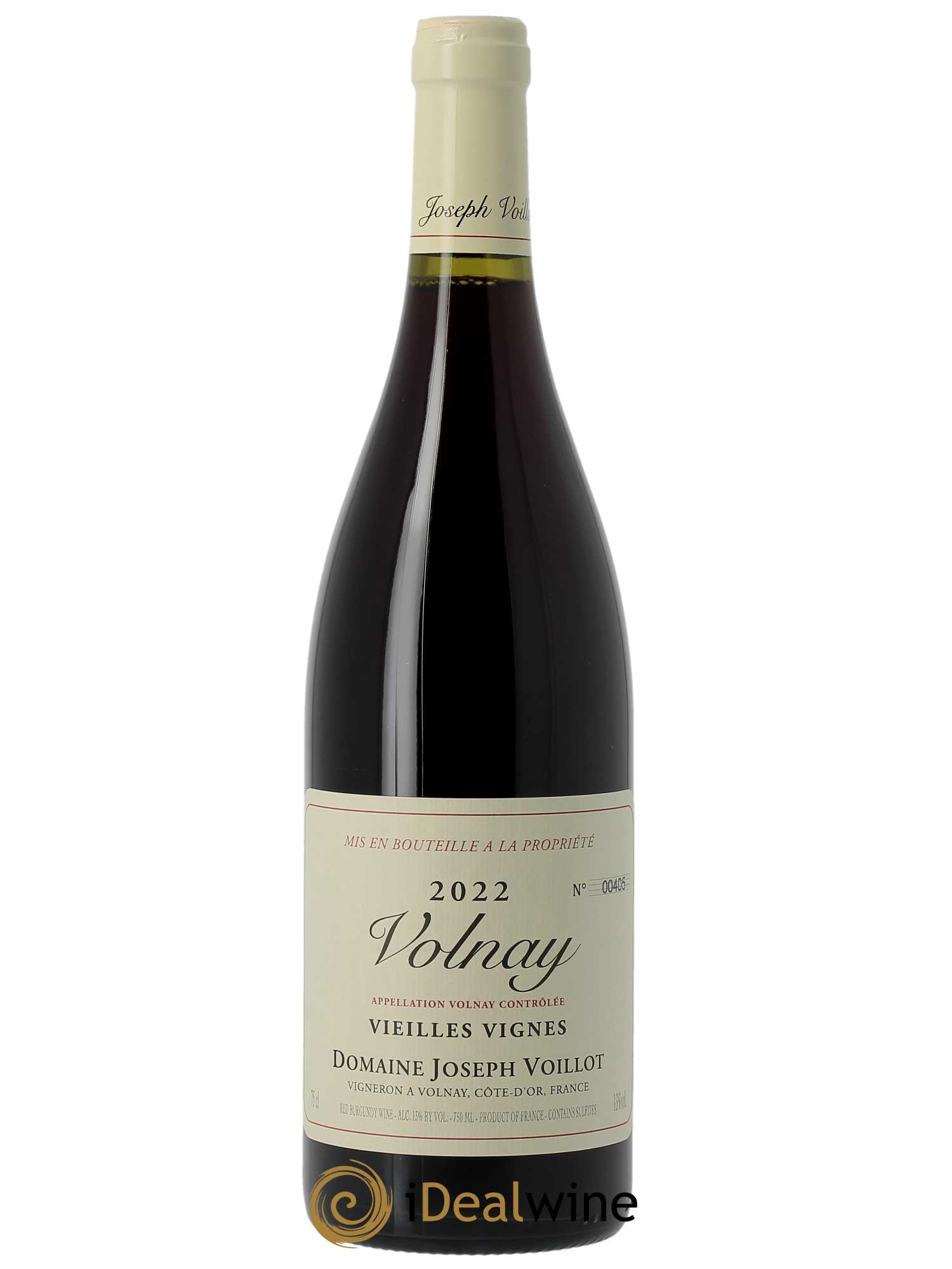 Volnay Vieilles vignes Joseph Voillot (Domaine) 2022 - Lot of 1 bottle - 0