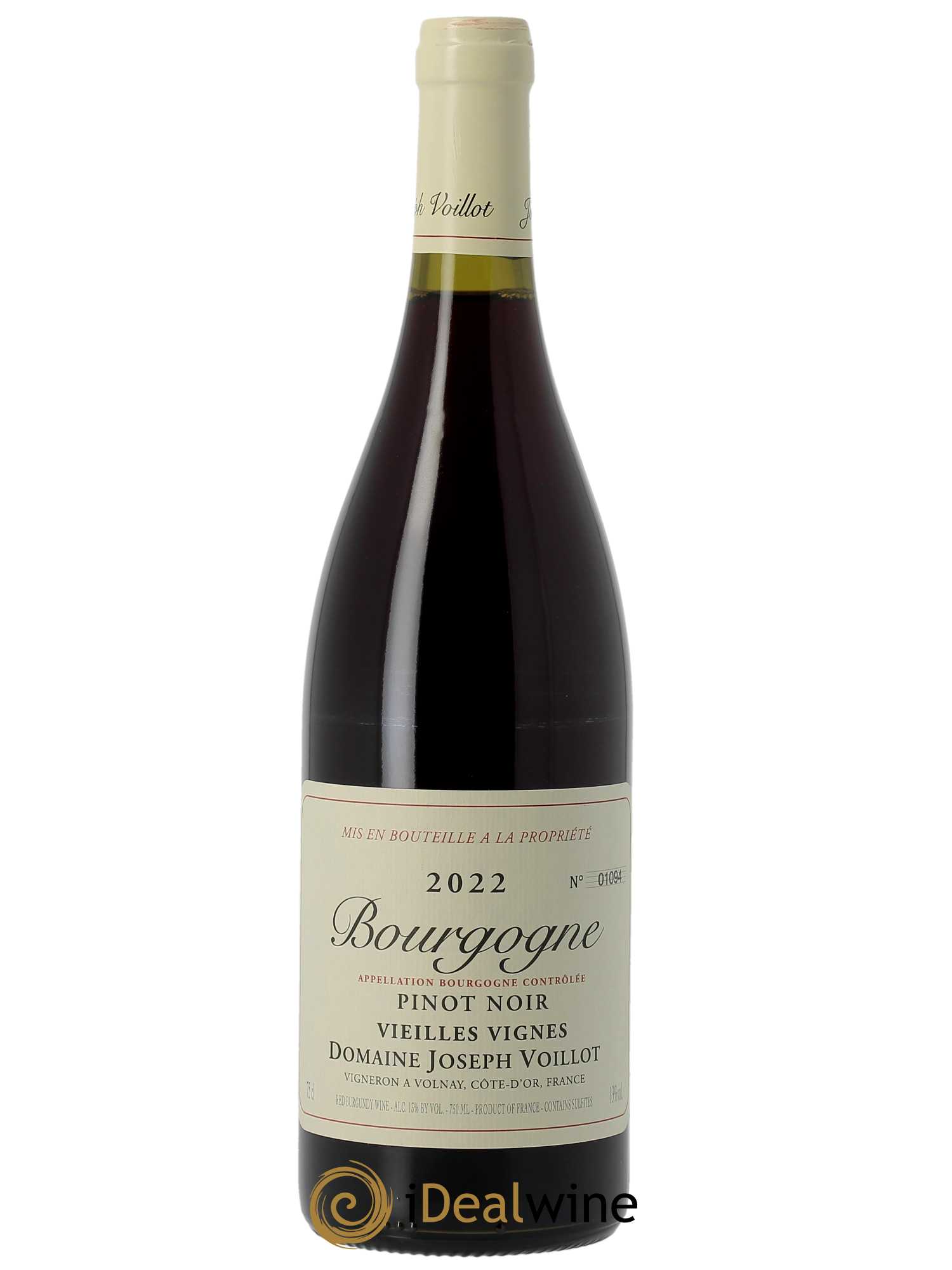 Bourgogne Joseph Voillot (Domaine) 2022 - Lot de 1 bouteille - 0