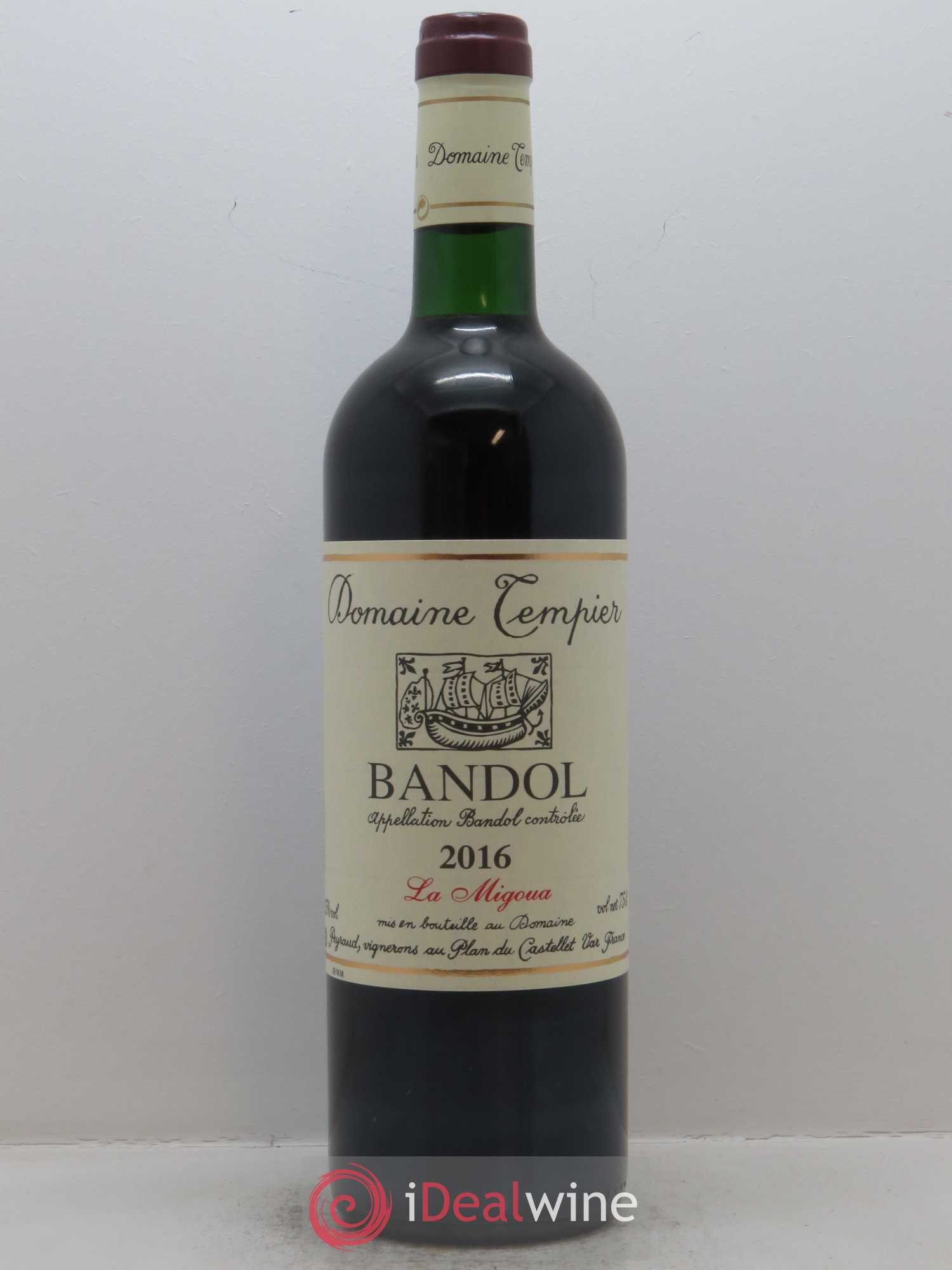 Bandol Domaine Tempier Cuvée La Migoua Famille Peyraud 2016 - Lot de 1 bouteille - 0