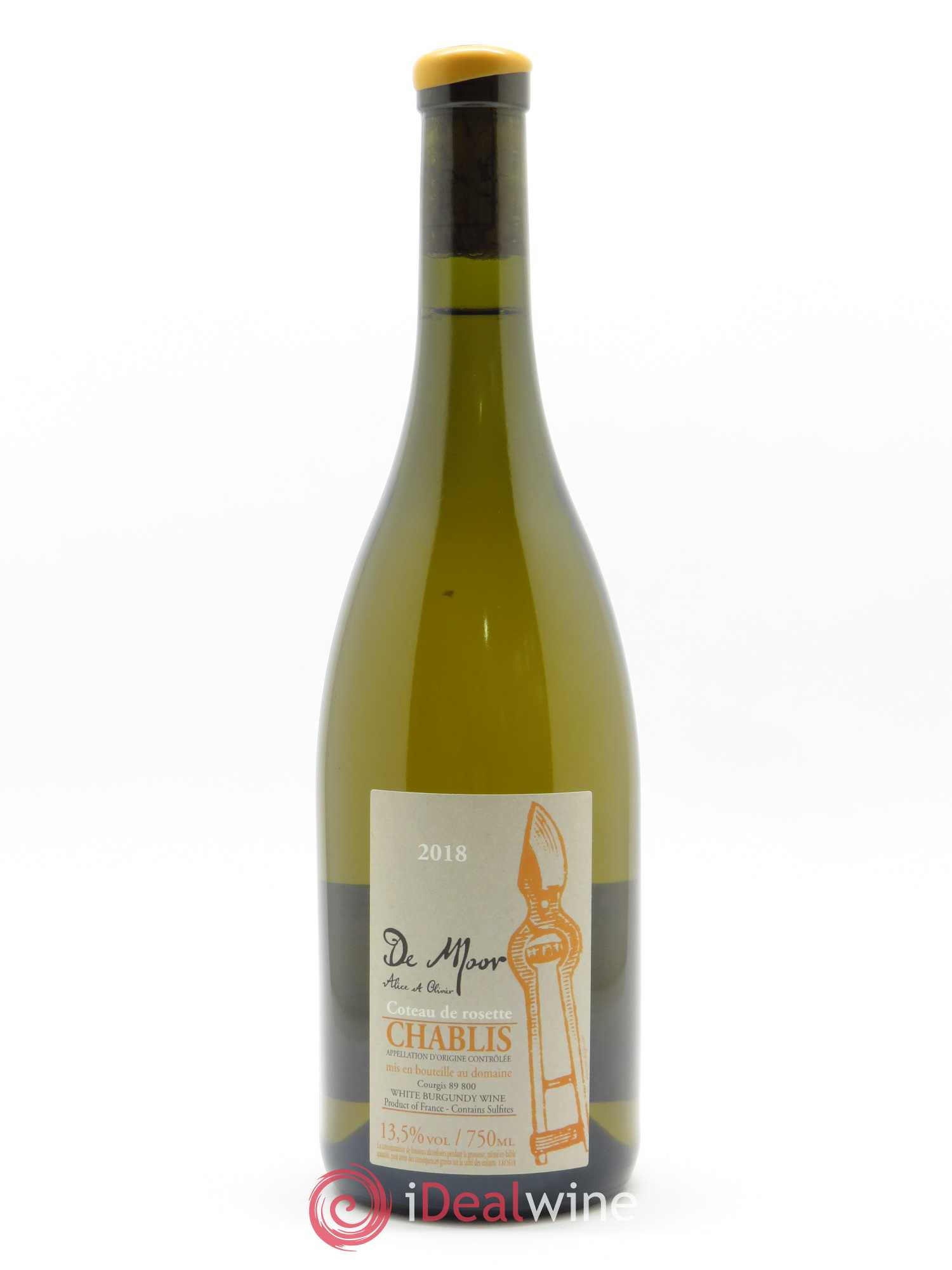 Bourgogne Chitry Alice et Olivier De Moor 2018 - Lot de 1 bouteille - 0