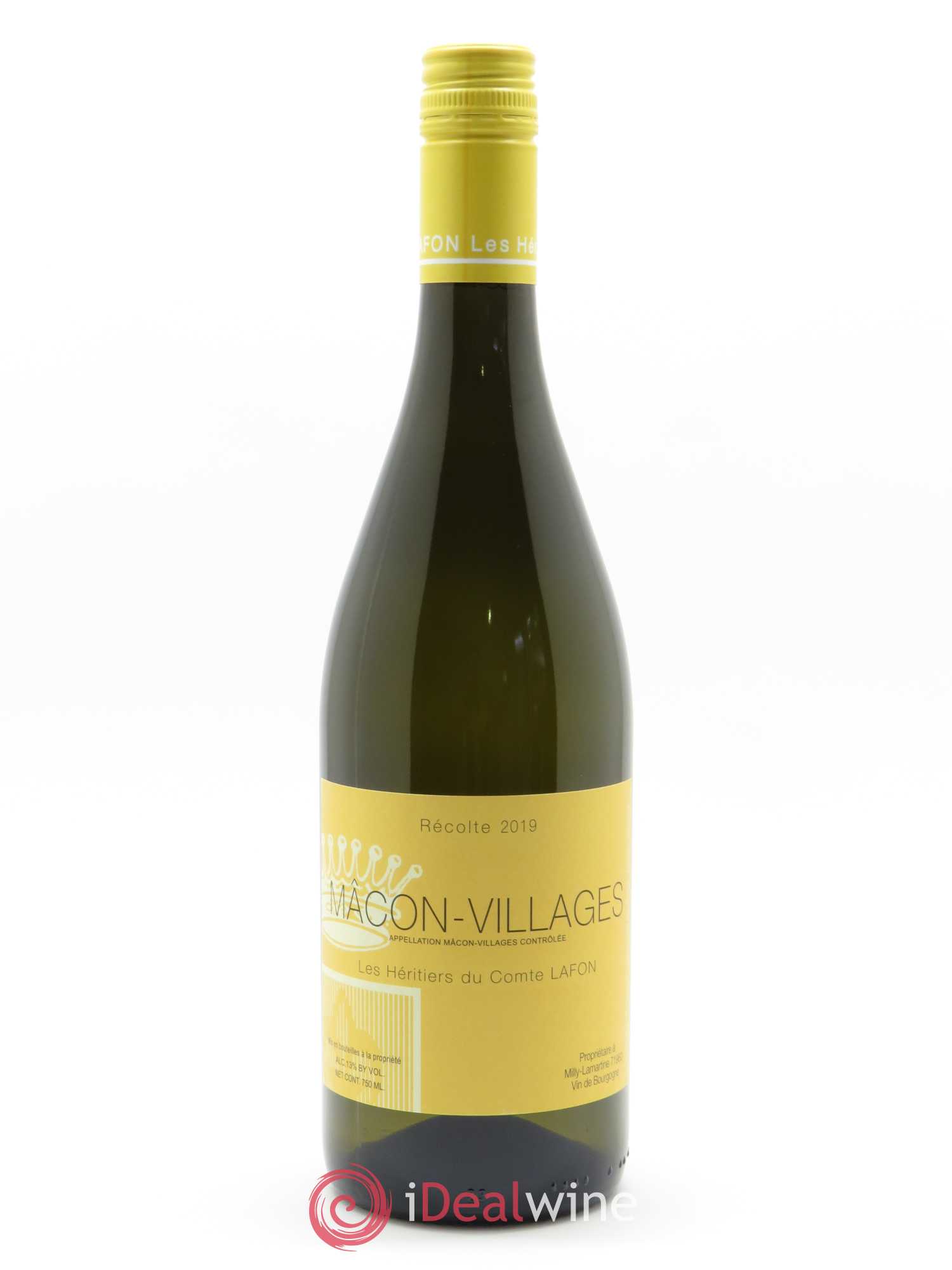 Mâcon-Villages Héritiers du Comte Lafon (Domaine des) 2019 - Lot de 1 bouteille - 0