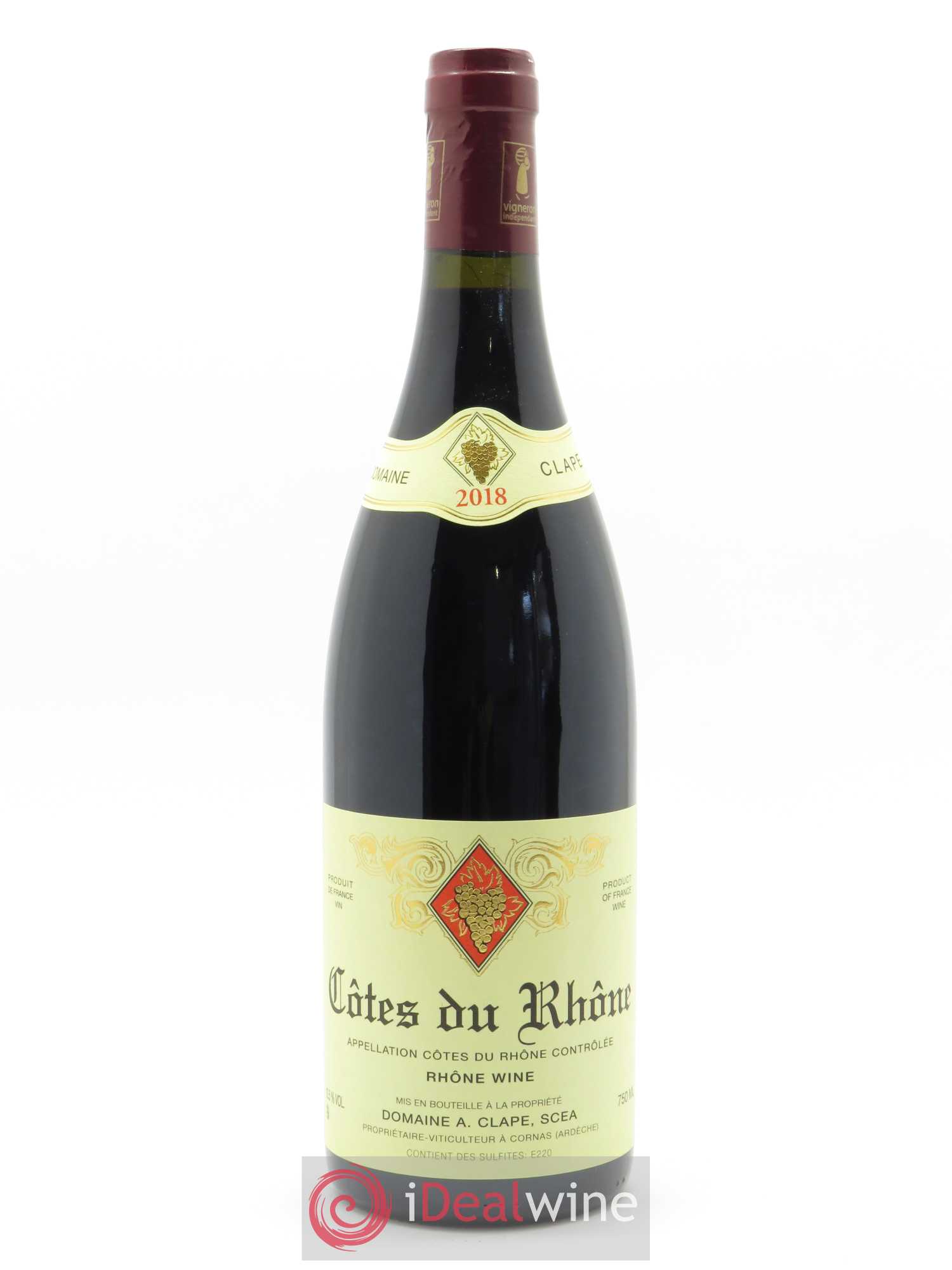 Côtes-du-Rhône Auguste Clape 2018 - Lot de 1 bouteille - 0
