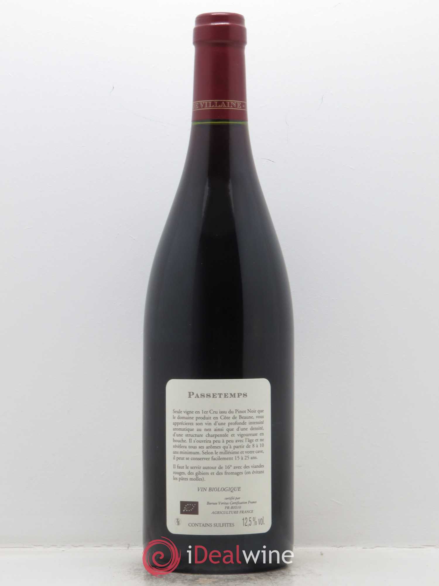 Santenay 1er Cru Passetemps Domaine de Villaine 2014 - Lot de 1 bouteille - 1
