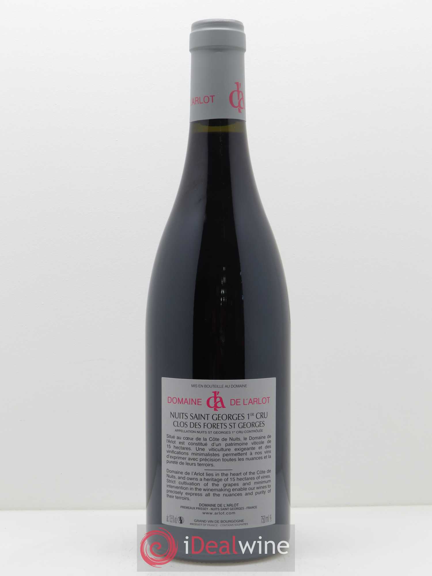 Nuits-Saint-Georges 1er Cru Clos des Forêts Saint-Georges Domaine de l'Arlot 2016 - Lot de 1 bouteille - 1