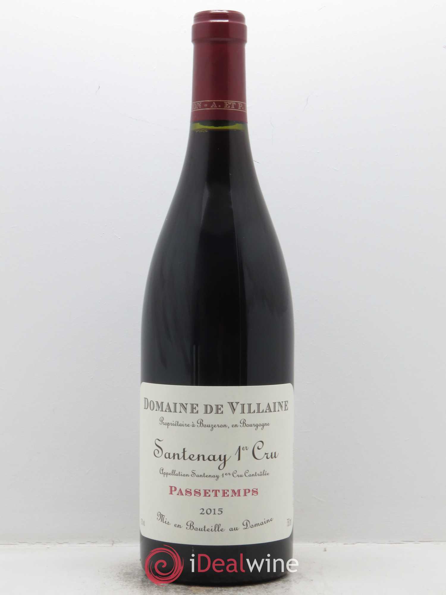 Santenay 1er Cru Passetemps Domaine de Villaine 2015 - Lot de 1 bouteille - 0