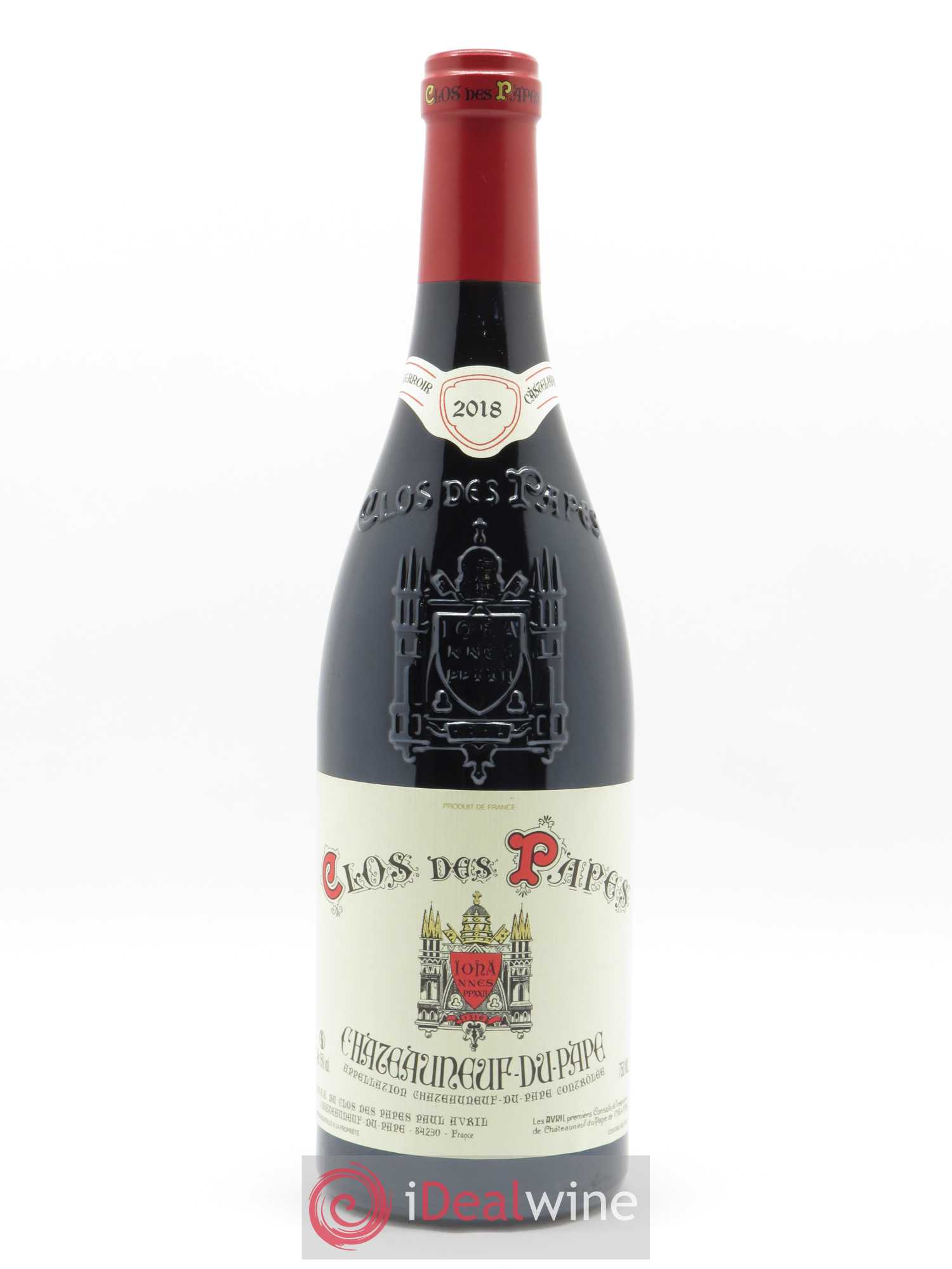 Châteauneuf-du-Pape Clos des Papes - Paul Avril 2018 - Lot de 1 bouteille - 0