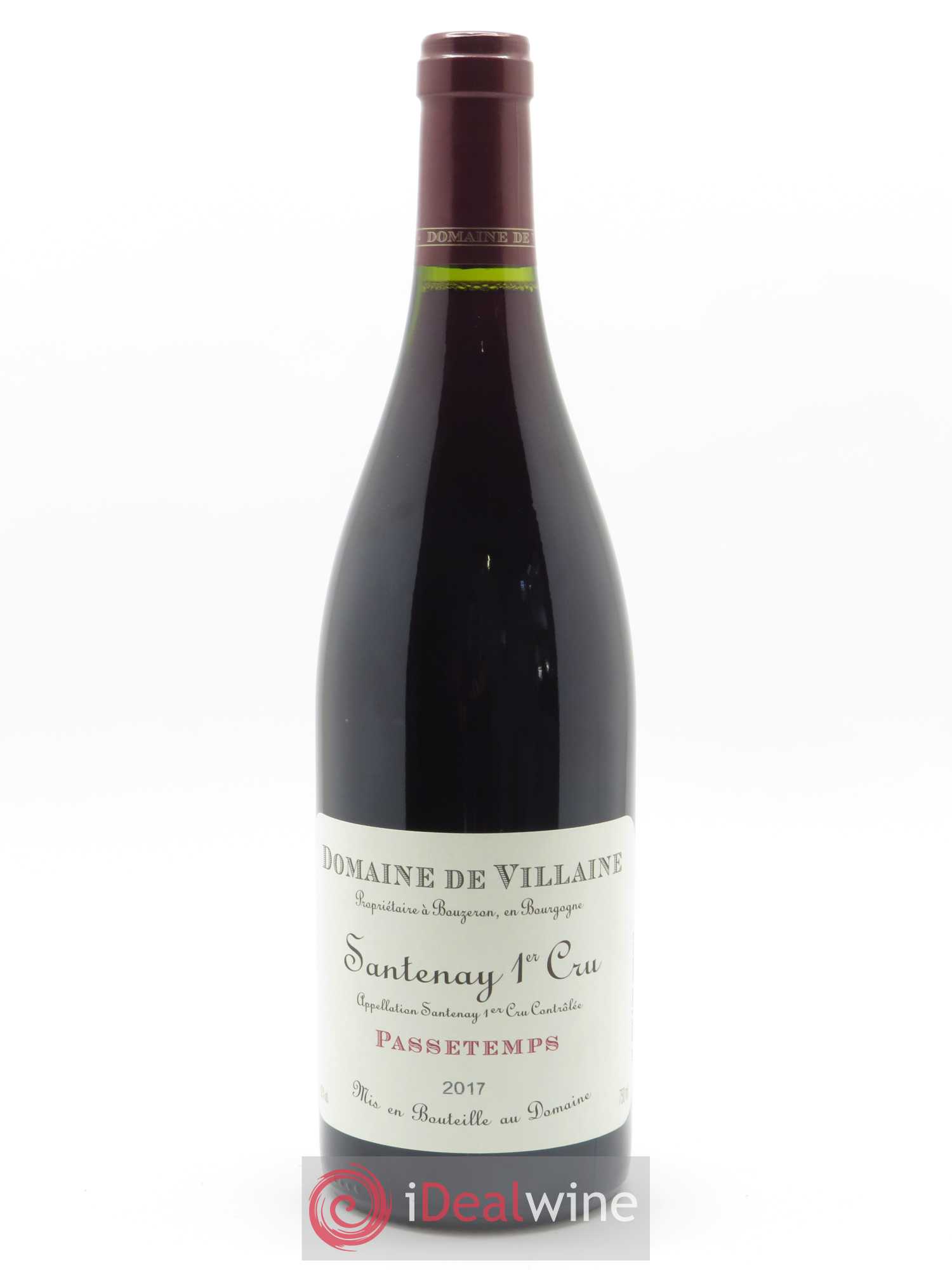 Santenay 1er Cru Passetemps Domaine de Villaine 2017 - Lot de 1 bouteille - 0