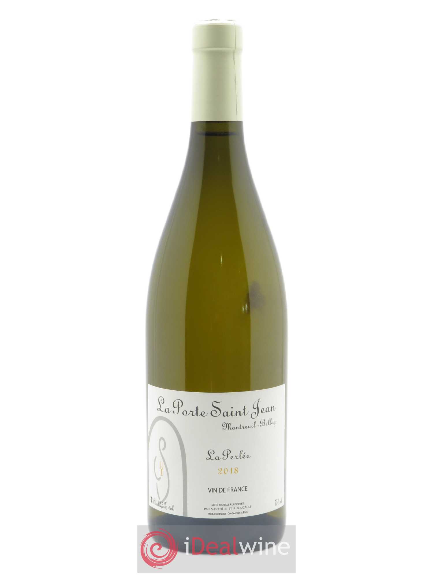 Vin de France La Perlée La Porte Saint Jean 2018 - Lot de 1 bouteille - 0