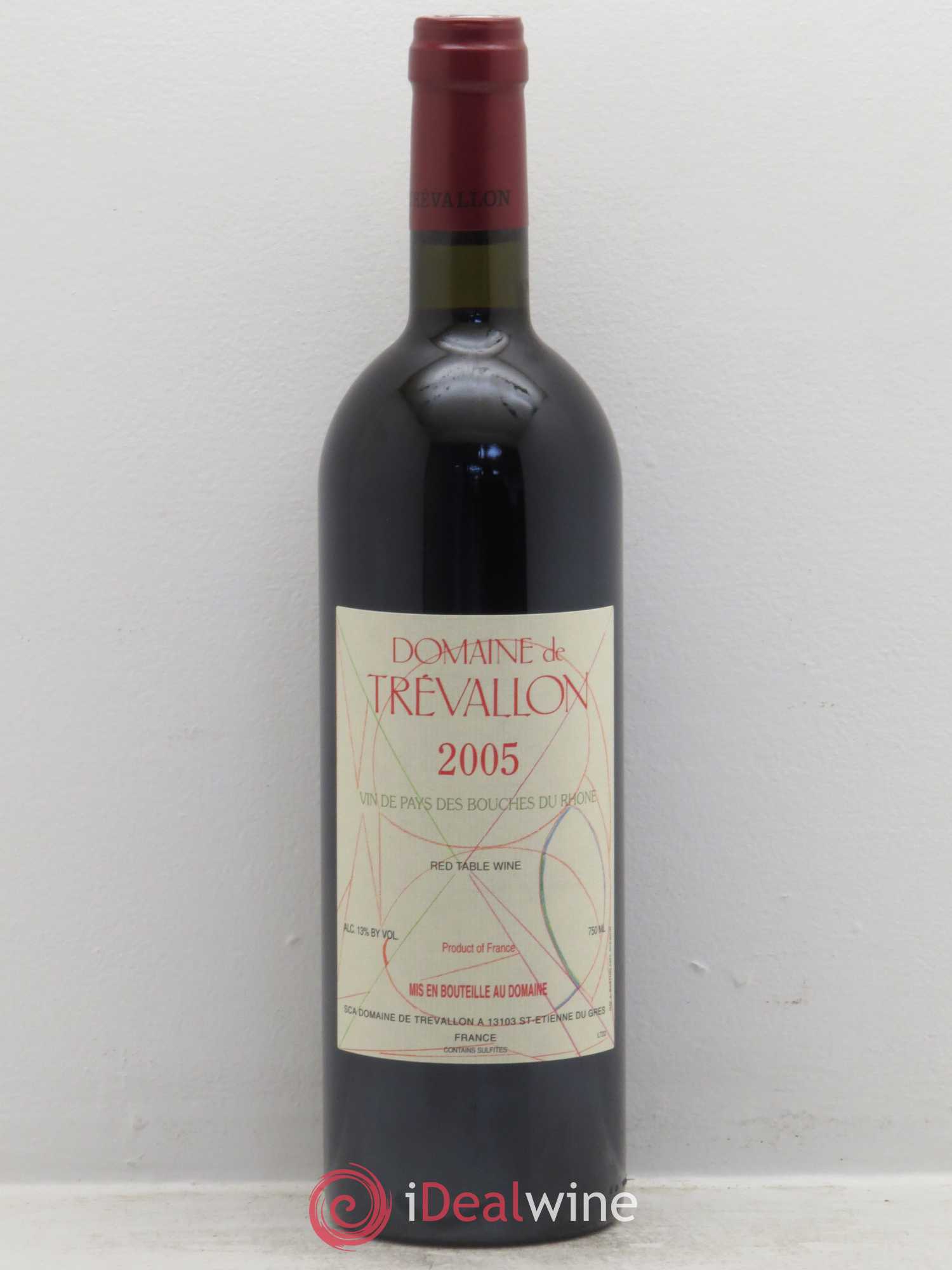 VDP Bouches du Rhône Trévallon (Domaine de) Eloi Dürrbach 2005 - Lot de 1 bouteille - 0