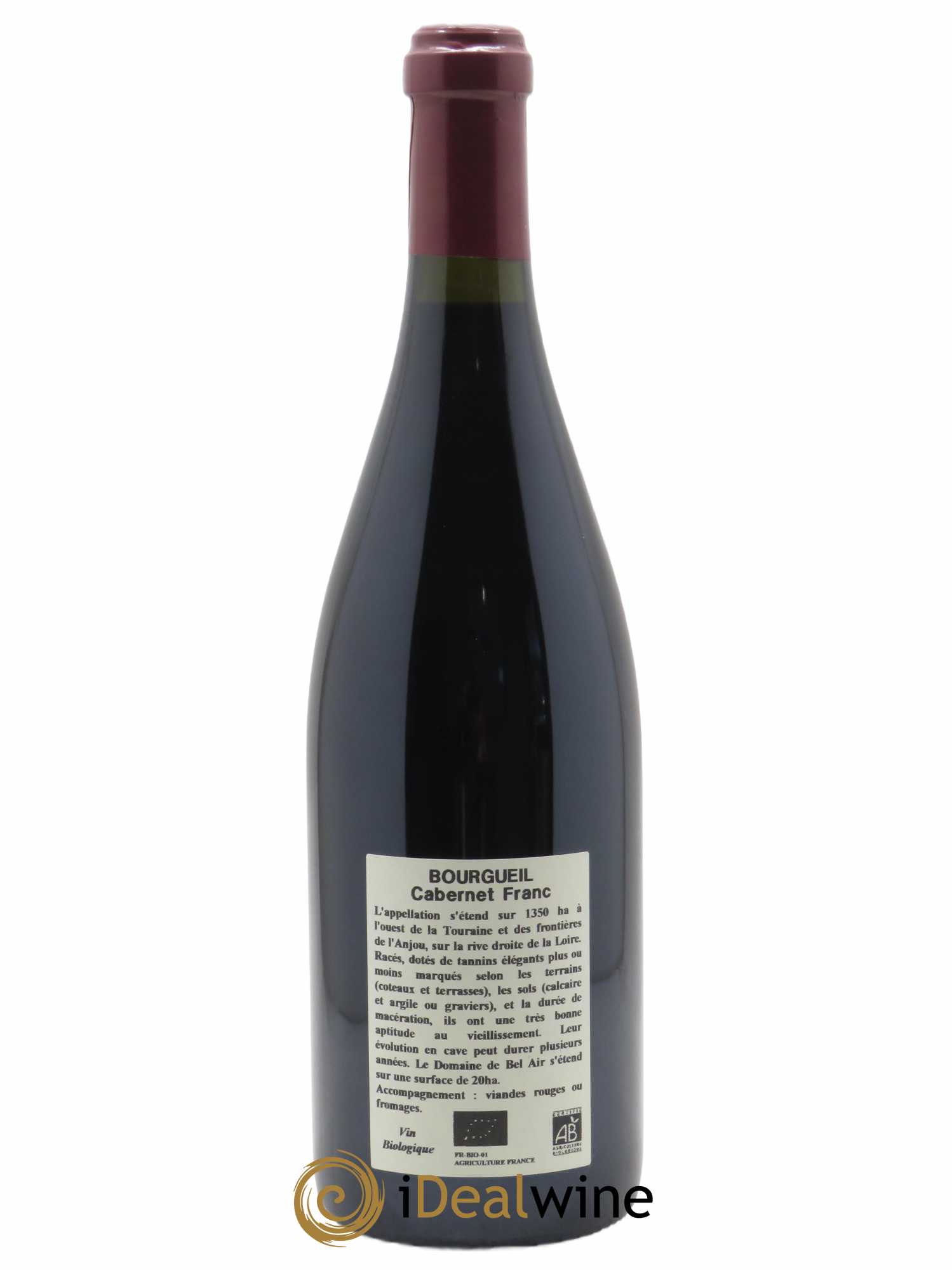 Bourgueil Grand Mont Domaine du Bel Air 2016 - Lot de 1 bouteille - 1