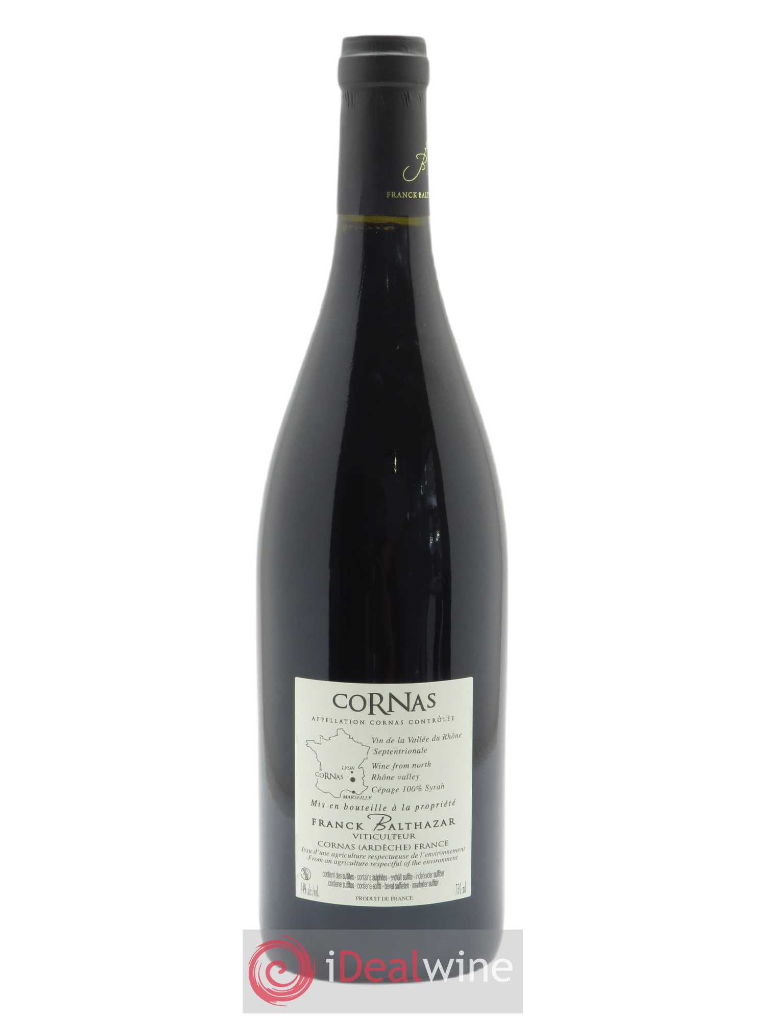 Cornas Chaillot Franck Balthazar (Domaine) 2019 - Lot de 1 bouteille - 1