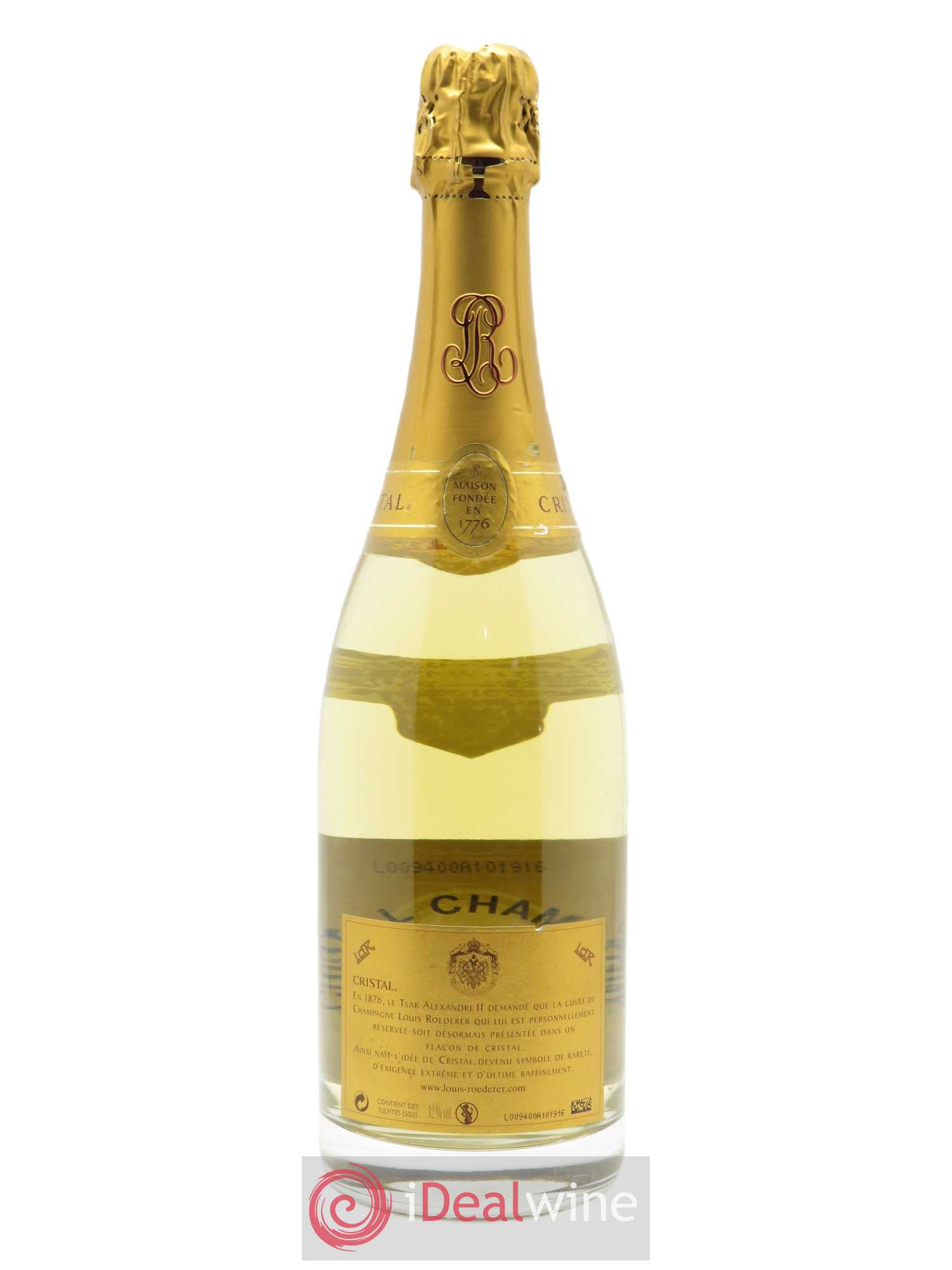 Cristal Louis Roederer 2005 - Lot de 1 bouteille - 1