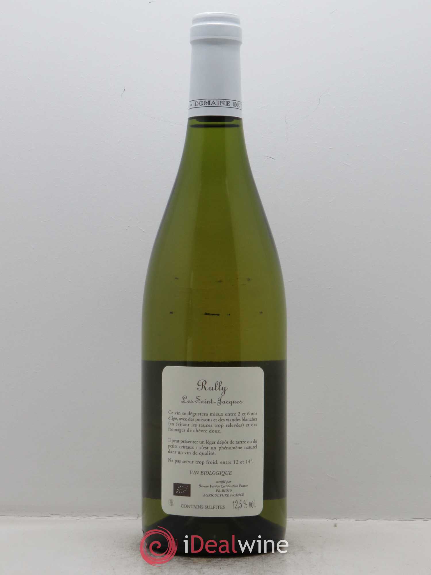 Rully Les Saint-Jacques Domaine de Villaine 2014 - Lot de 1 bouteille - 1