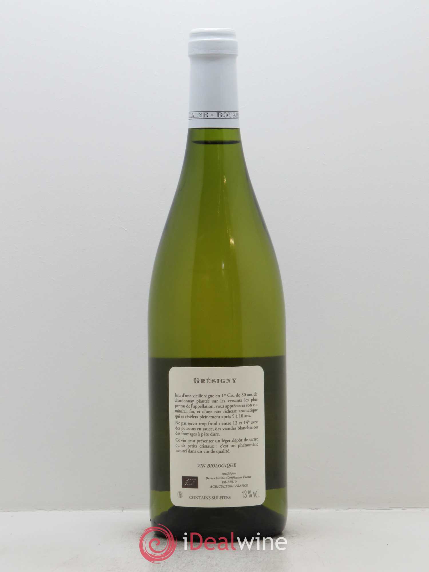 Rully 1er Cru Grésigny Domaine de Villaine 2014 - Lot de 1 bouteille - 1