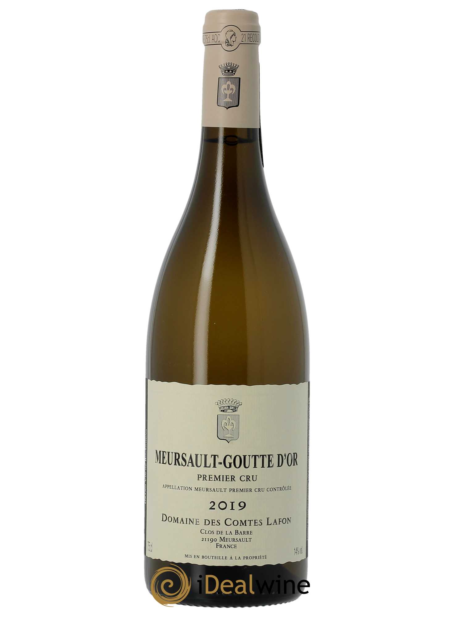 Meursault 1er Cru Goutte d'Or Comtes Lafon (Domaine des) 2019 - Lot de 1 bouteille - 0