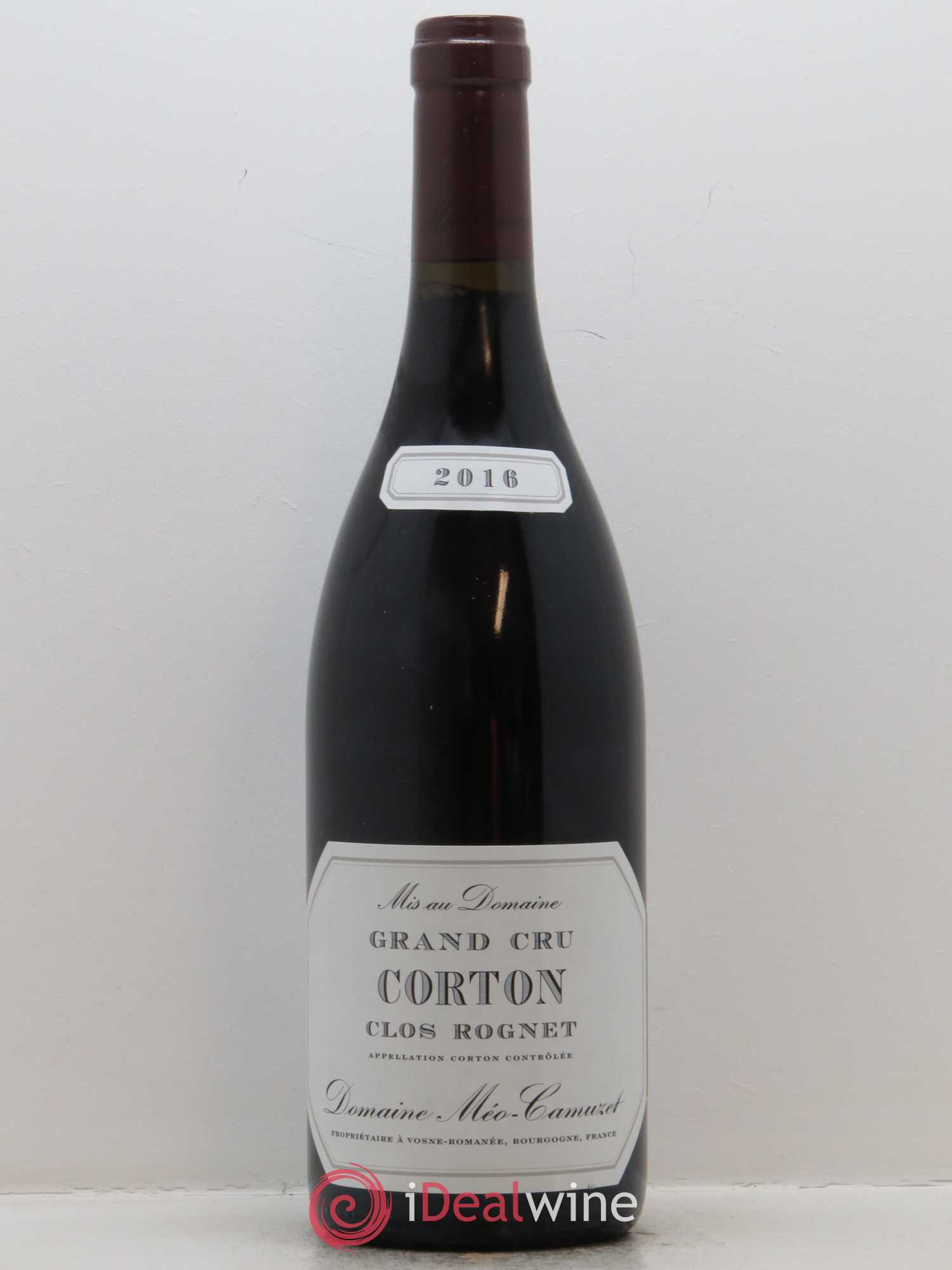 Corton Grand Cru Clos Rognet Méo-Camuzet (Domaine) 2016 - Lot de 1 bouteille - 0