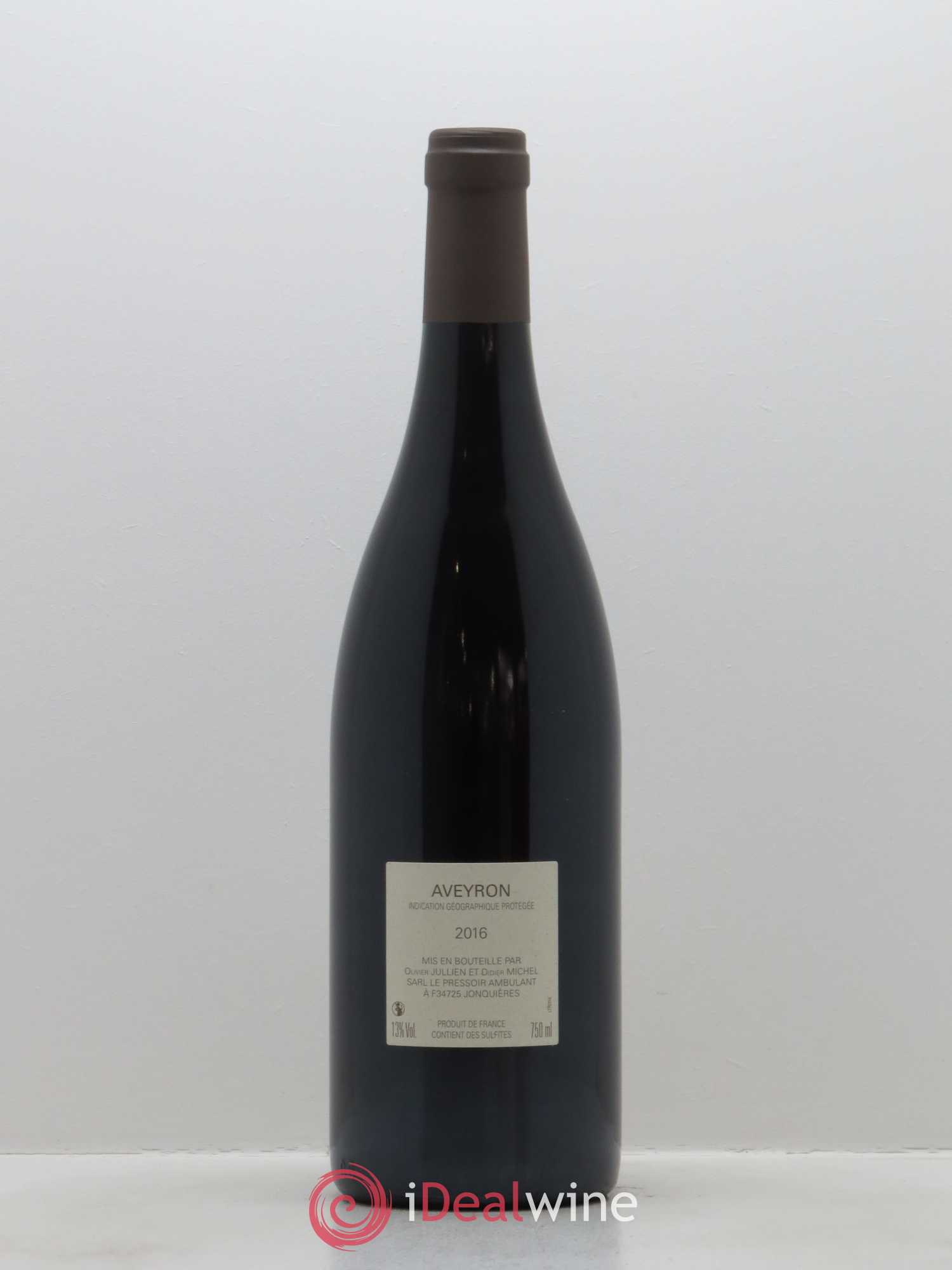 Aveyron Mas Jullien Le Trescol Olivier Jullien 2016 - Lot de 1 bouteille - 1