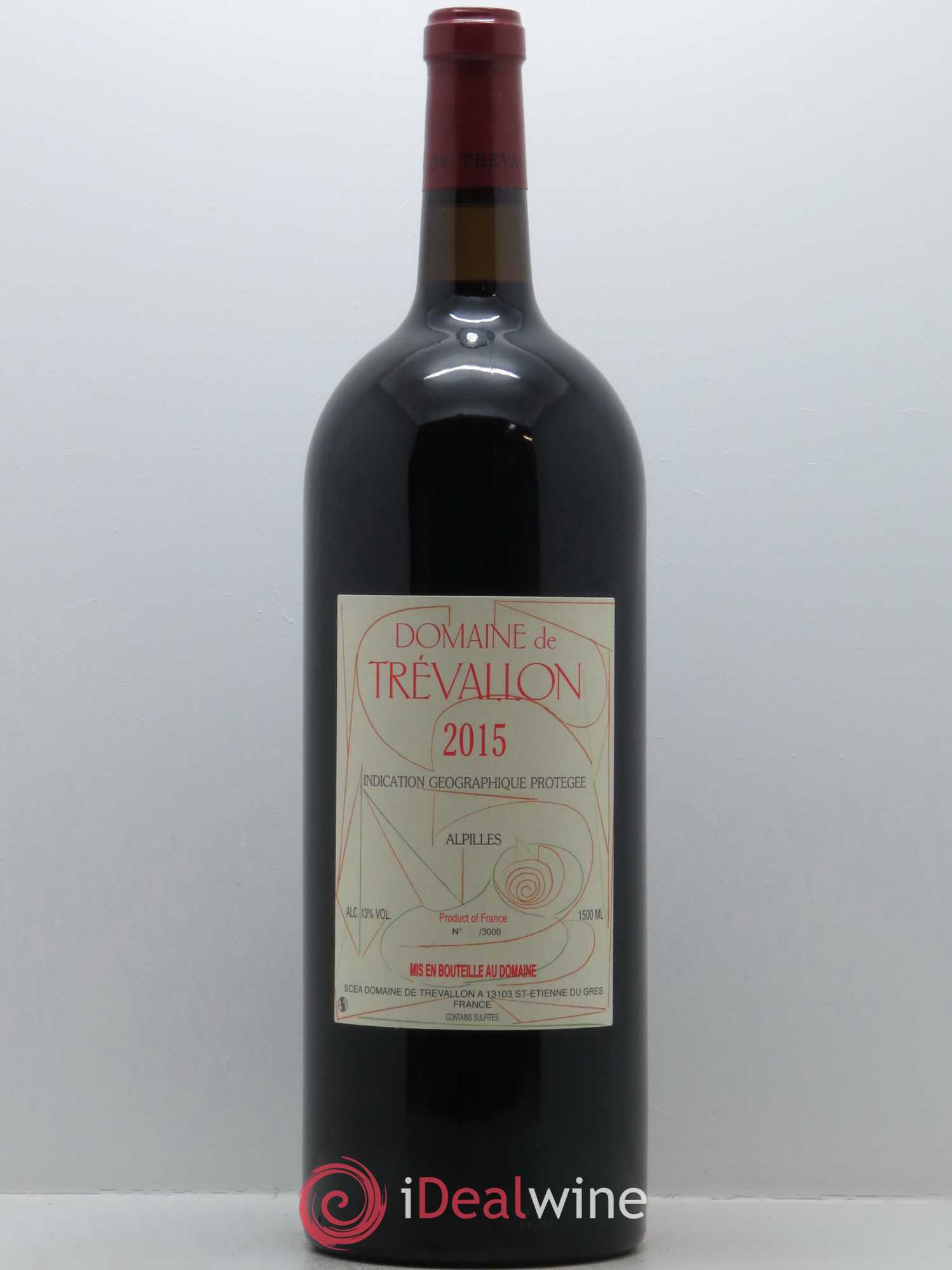 Alpilles Trévallon (Domaine de) Eloi Dürrbach 2015 - Lot de 1 magnum - 0