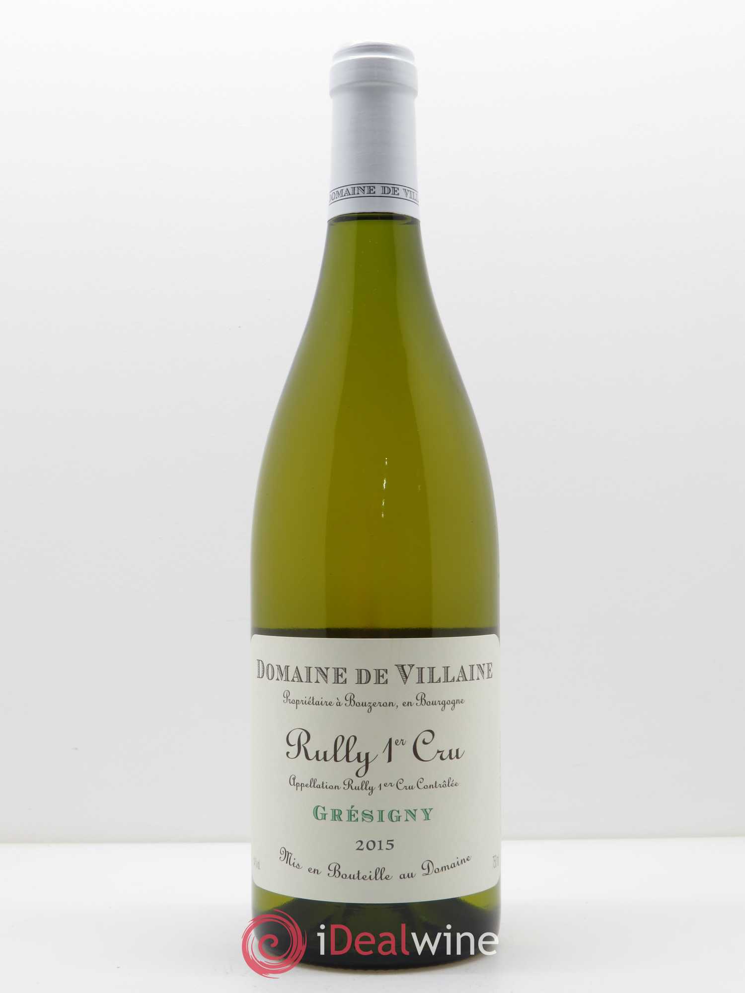 Rully 1er Cru Grésigny Domaine de Villaine 2015 - Lot de 1 bouteille - 0