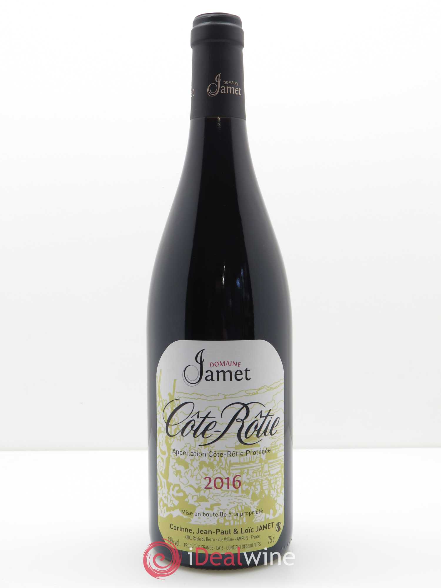 Côte-Rôtie Jamet (Domaine) 2016 - Lot de 1 bouteille - 0