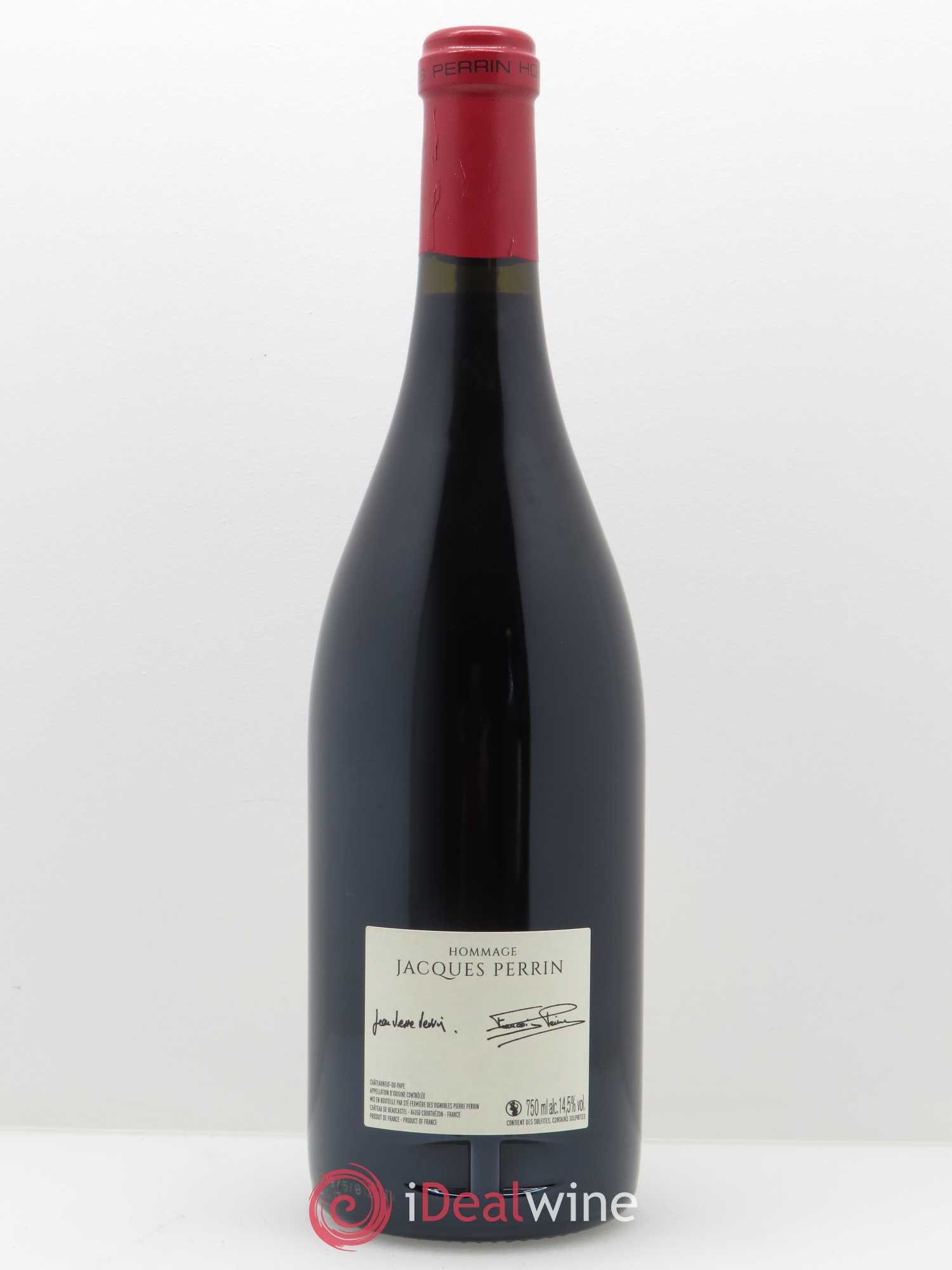 Châteauneuf-du-Pape Château de Beaucastel Hommage à Jacques Perrin Famille Perrin 2016 - Lot de 1 bouteille - 1